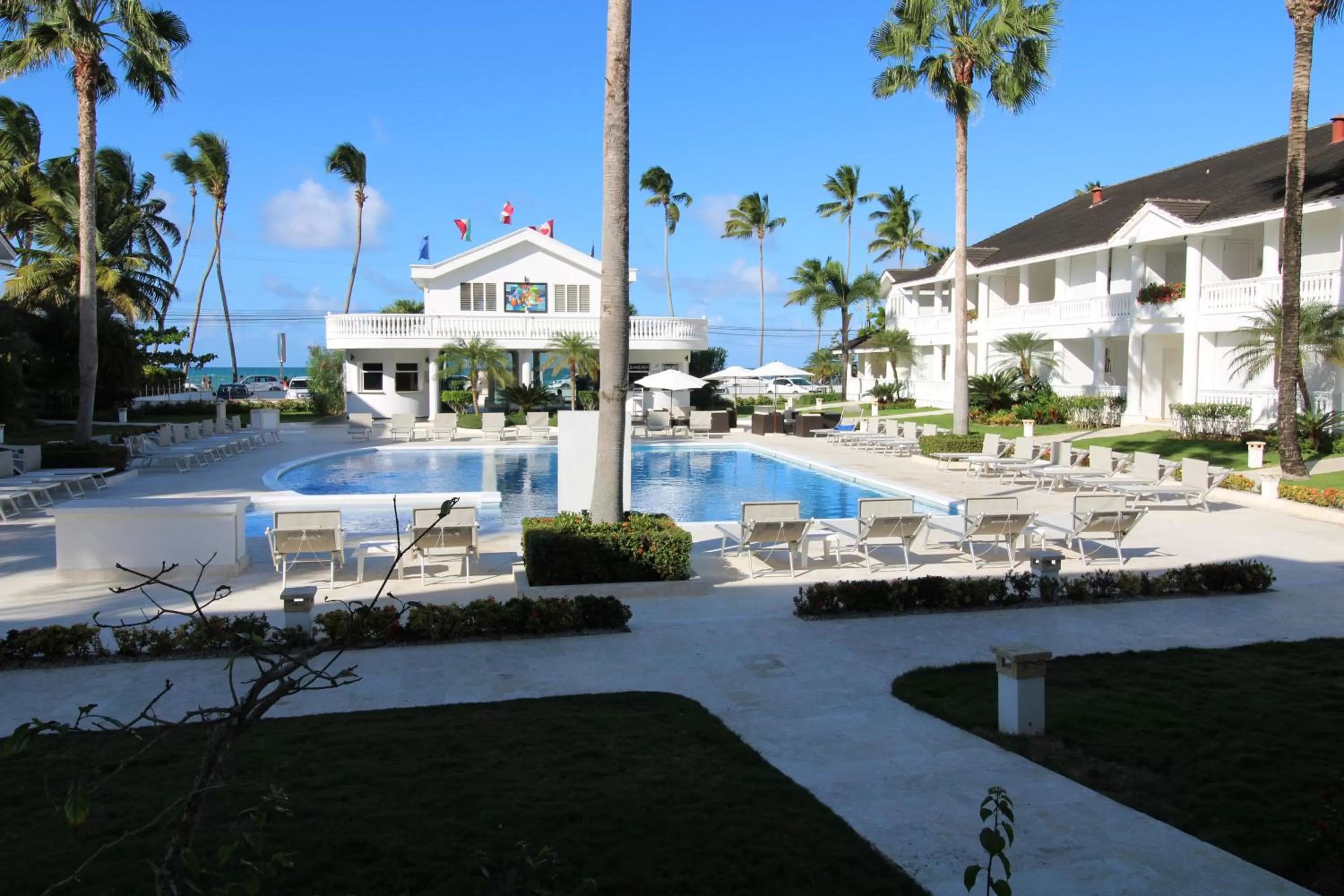 Patio in Albachiara Hotel - Las Terrenas