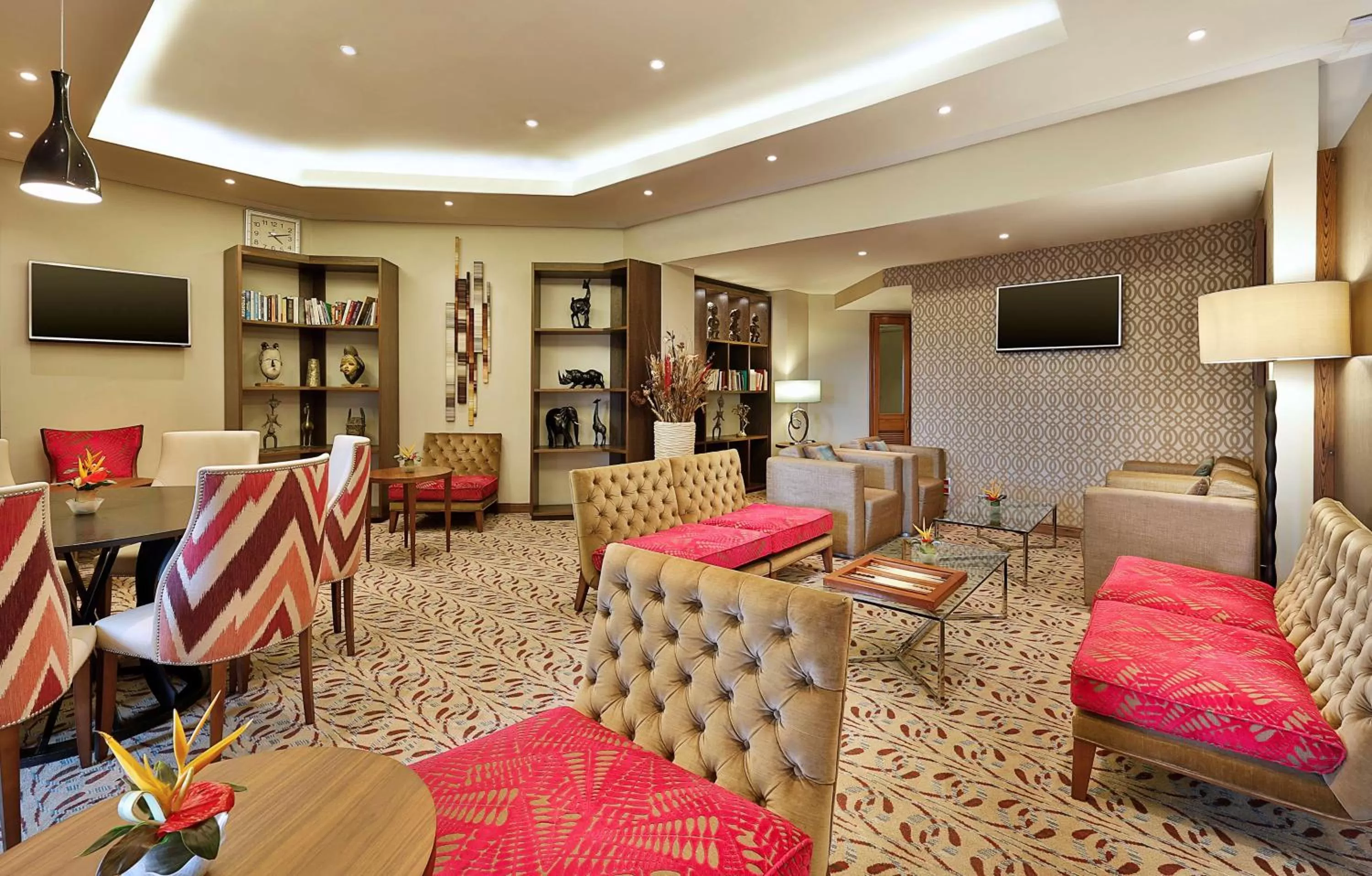 Property building, Seating Area in Hilton Yaounde