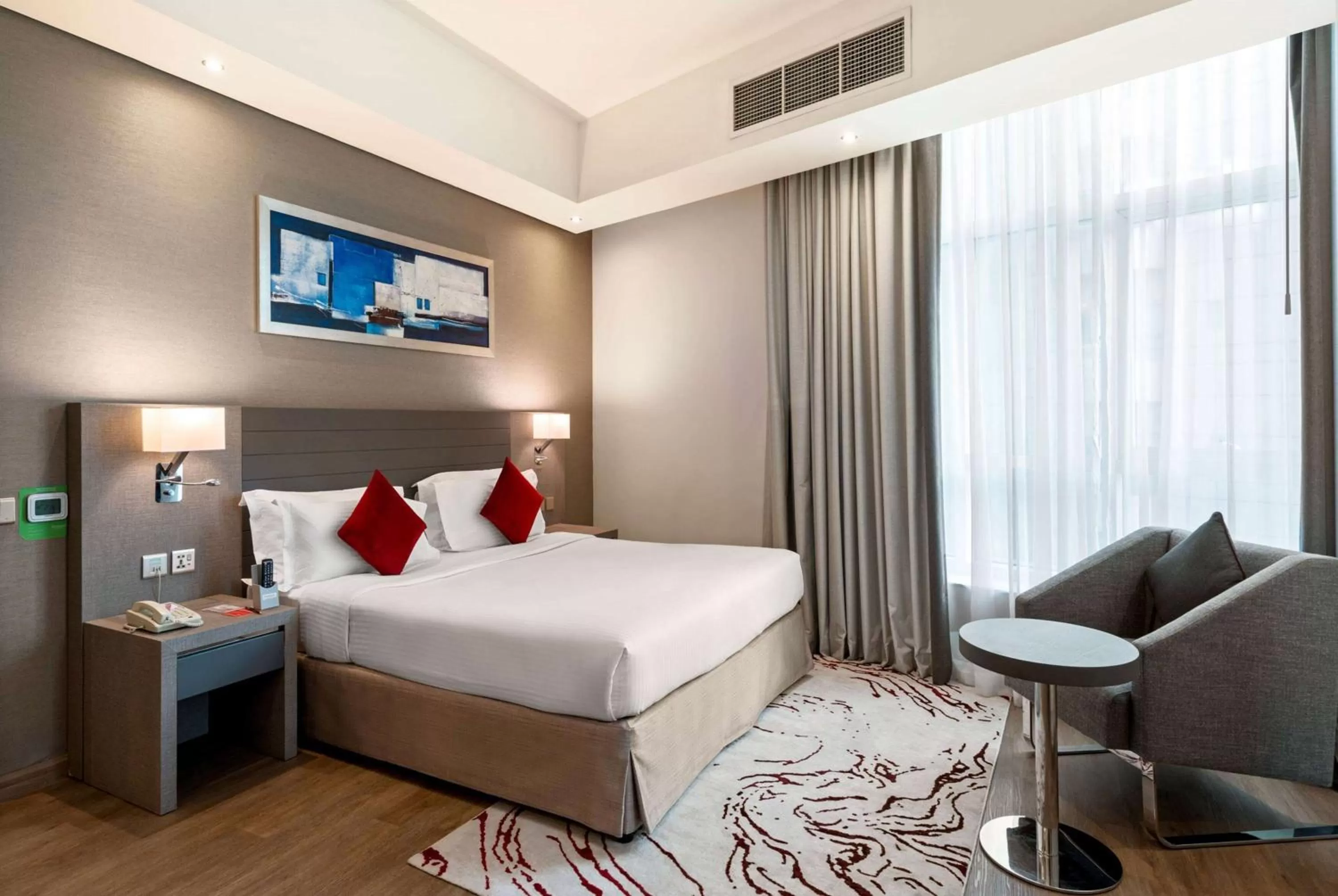 Photo of the whole room, Bed in Ramada by Wyndham Dubai Barsha Heights