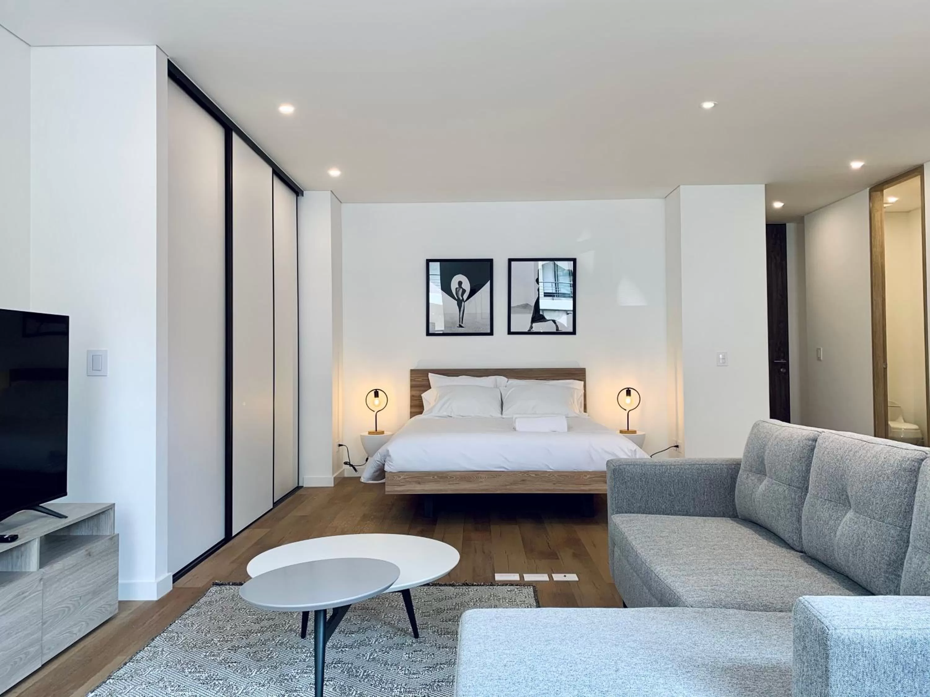 Living room, Seating Area in Kubik apartments in Exclusive Virrey