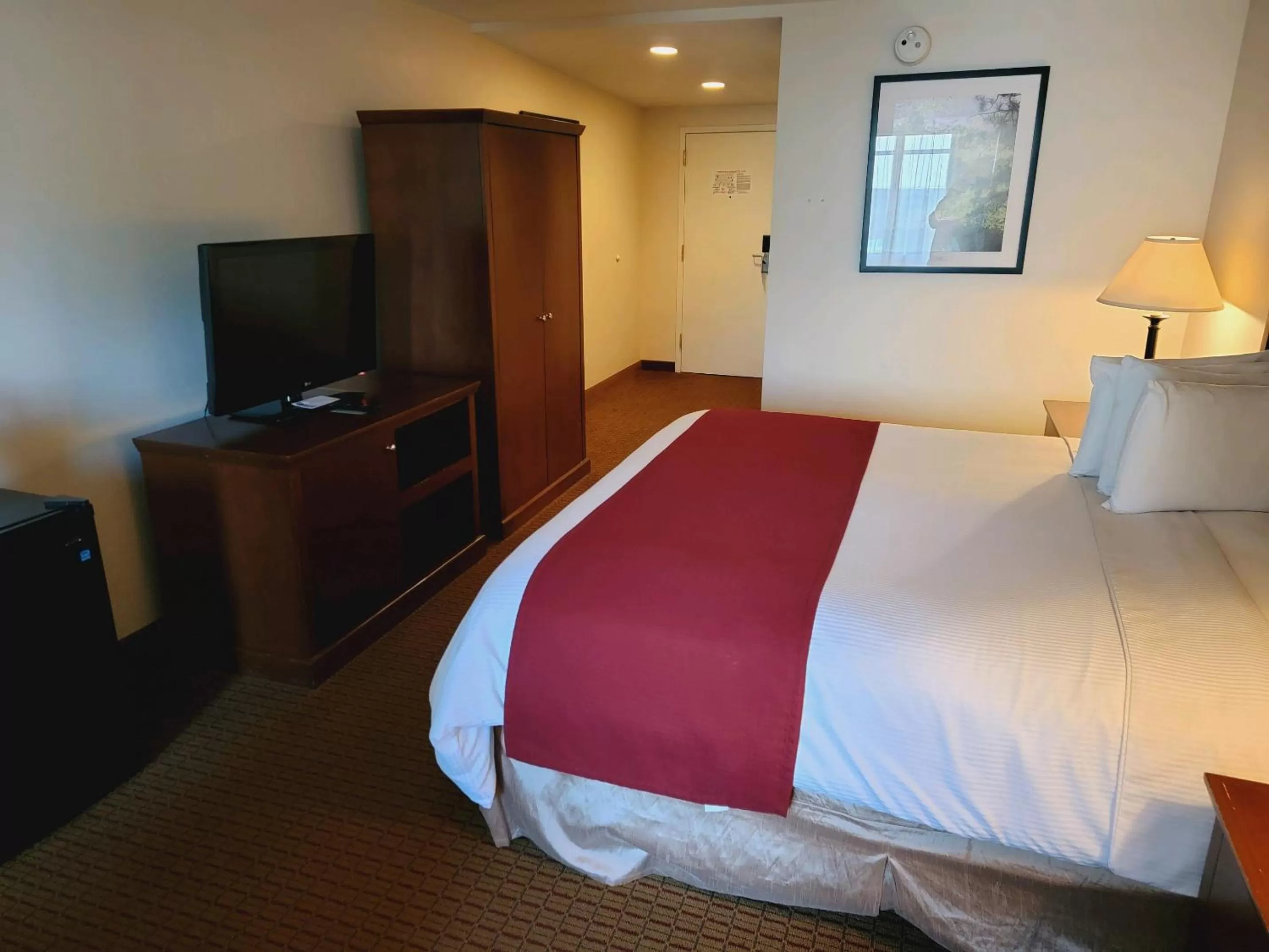 Bed in Penn Wells Lodge