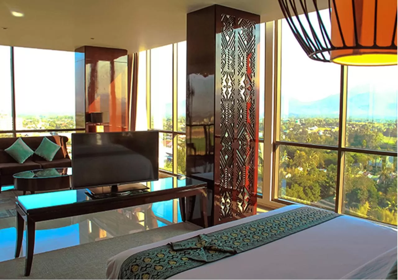 View (from property/room), Bed in Lombok Astoria Hotel