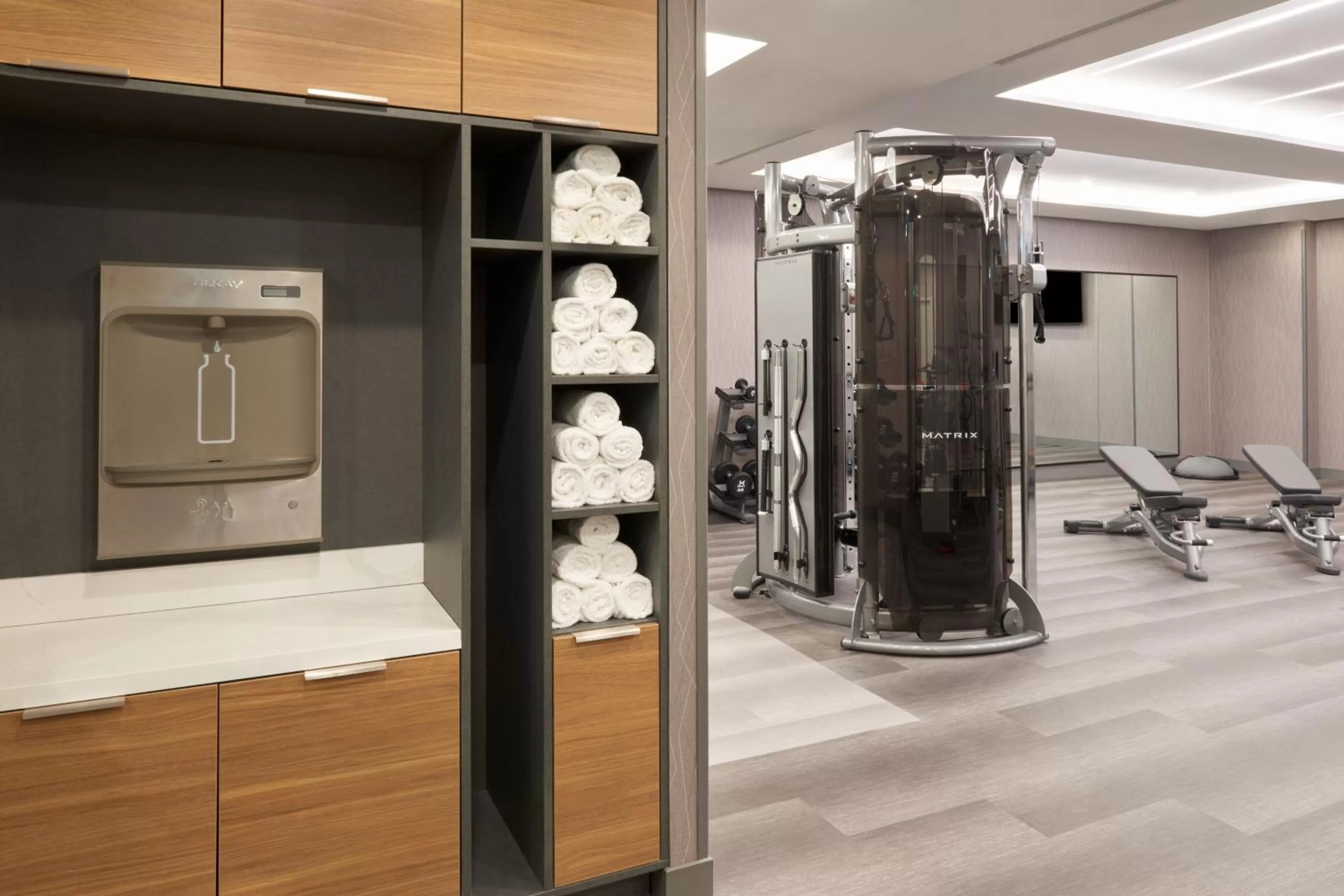 Fitness centre/facilities in Courtyard by Marriott Kitchener