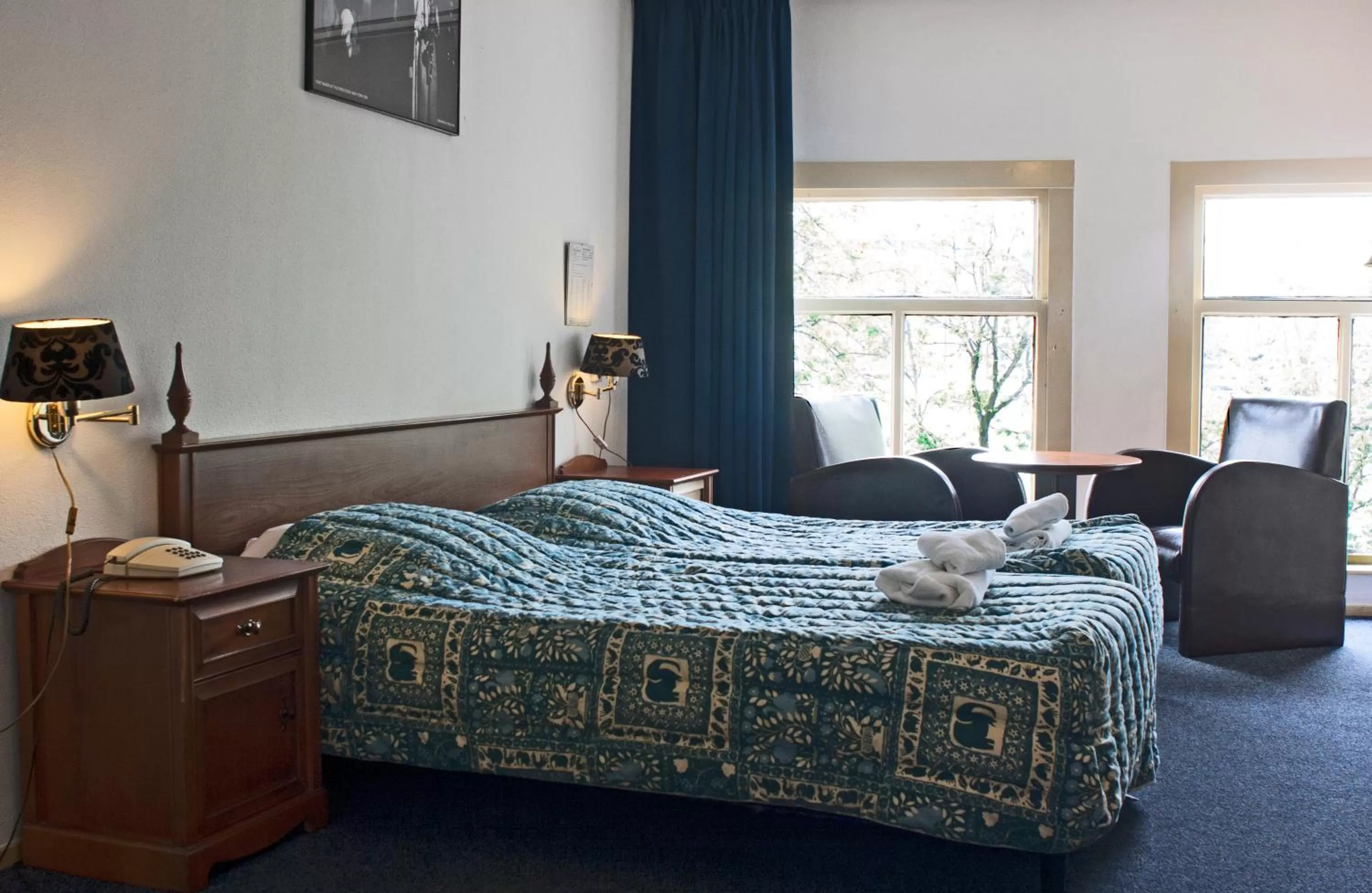 Bed in Hotel Prins Hendrik