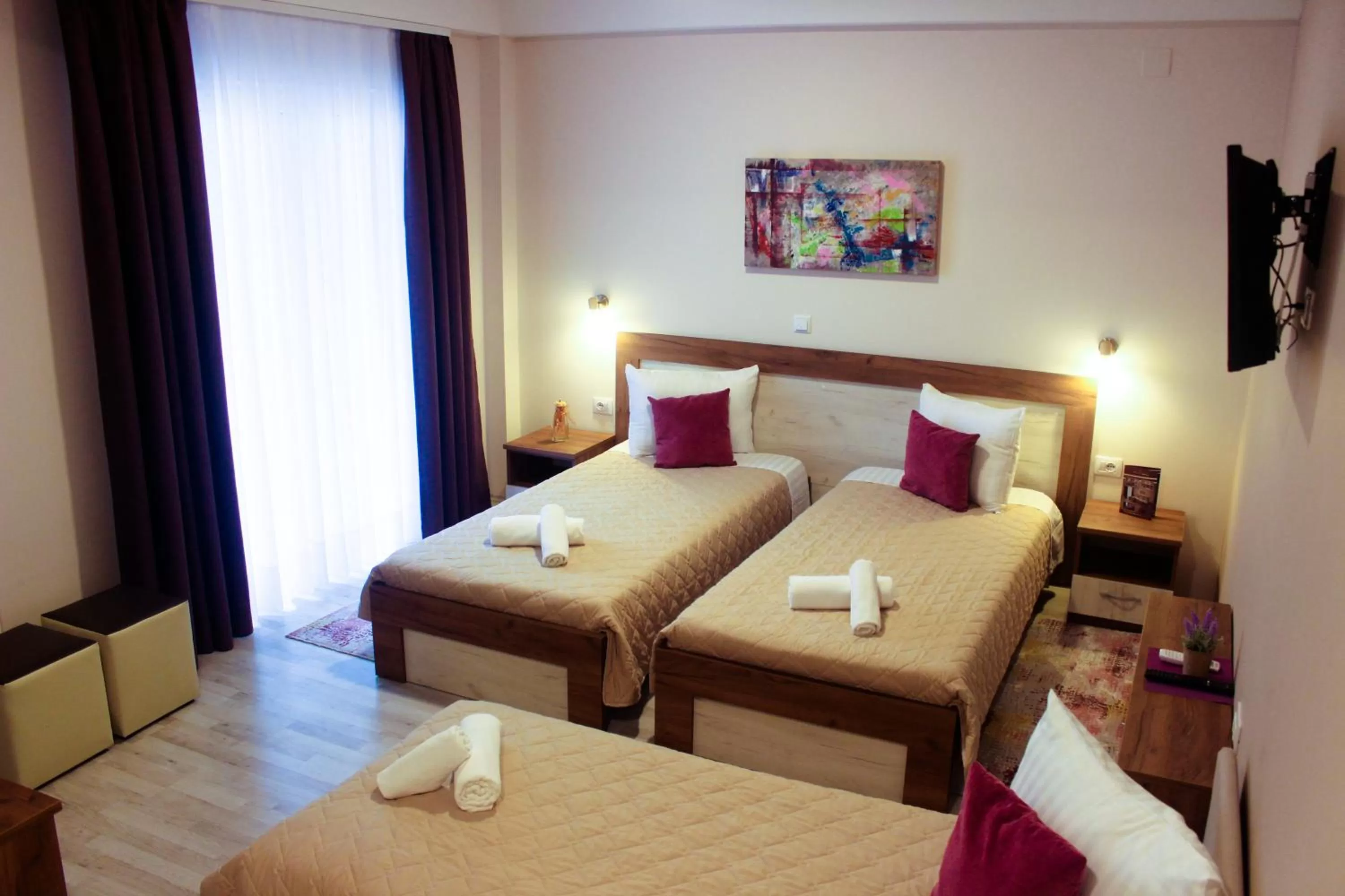 Bed in Boulevard Apartments