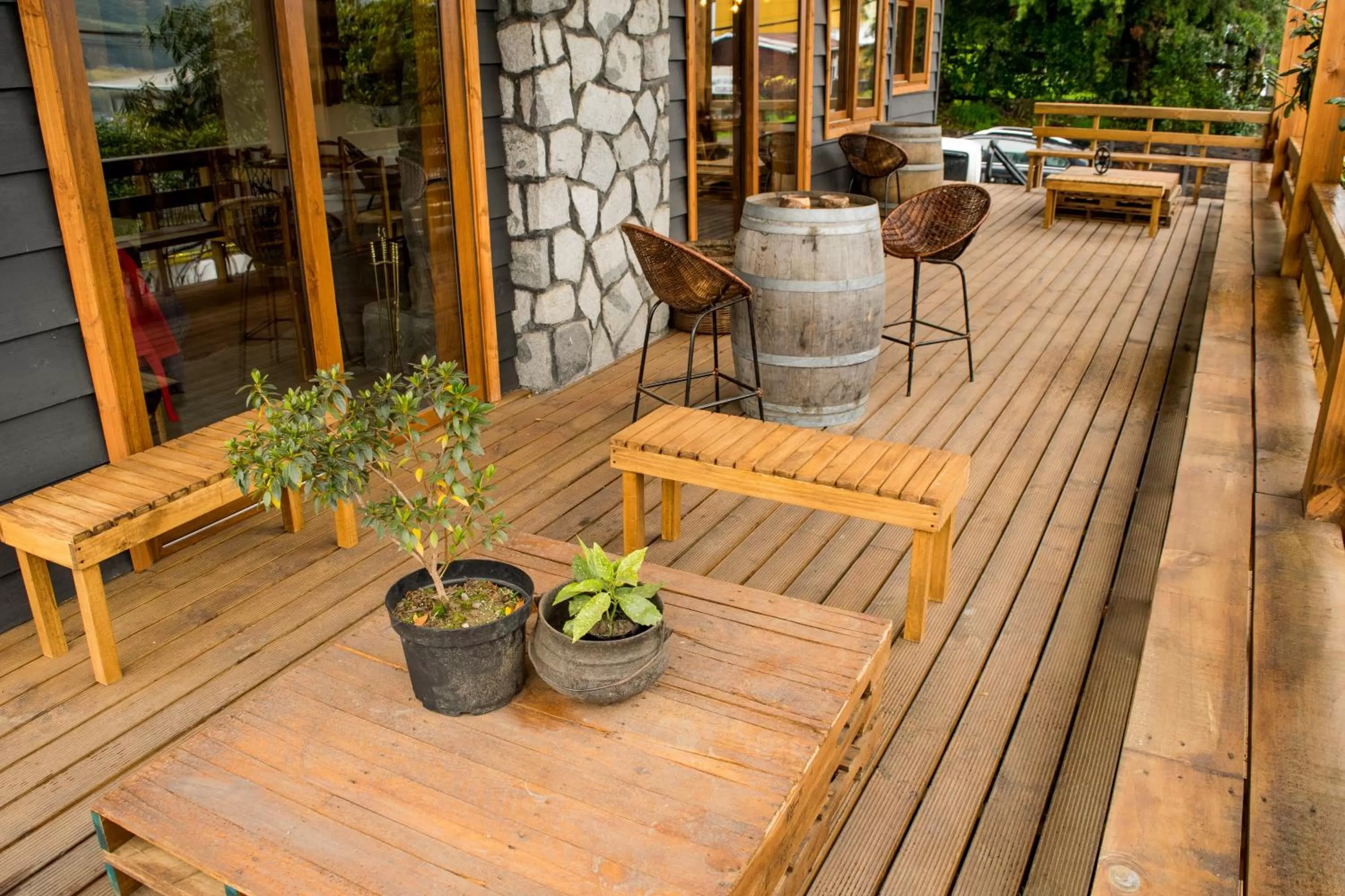 Balcony/Terrace in Hotel 381 Panguipulli