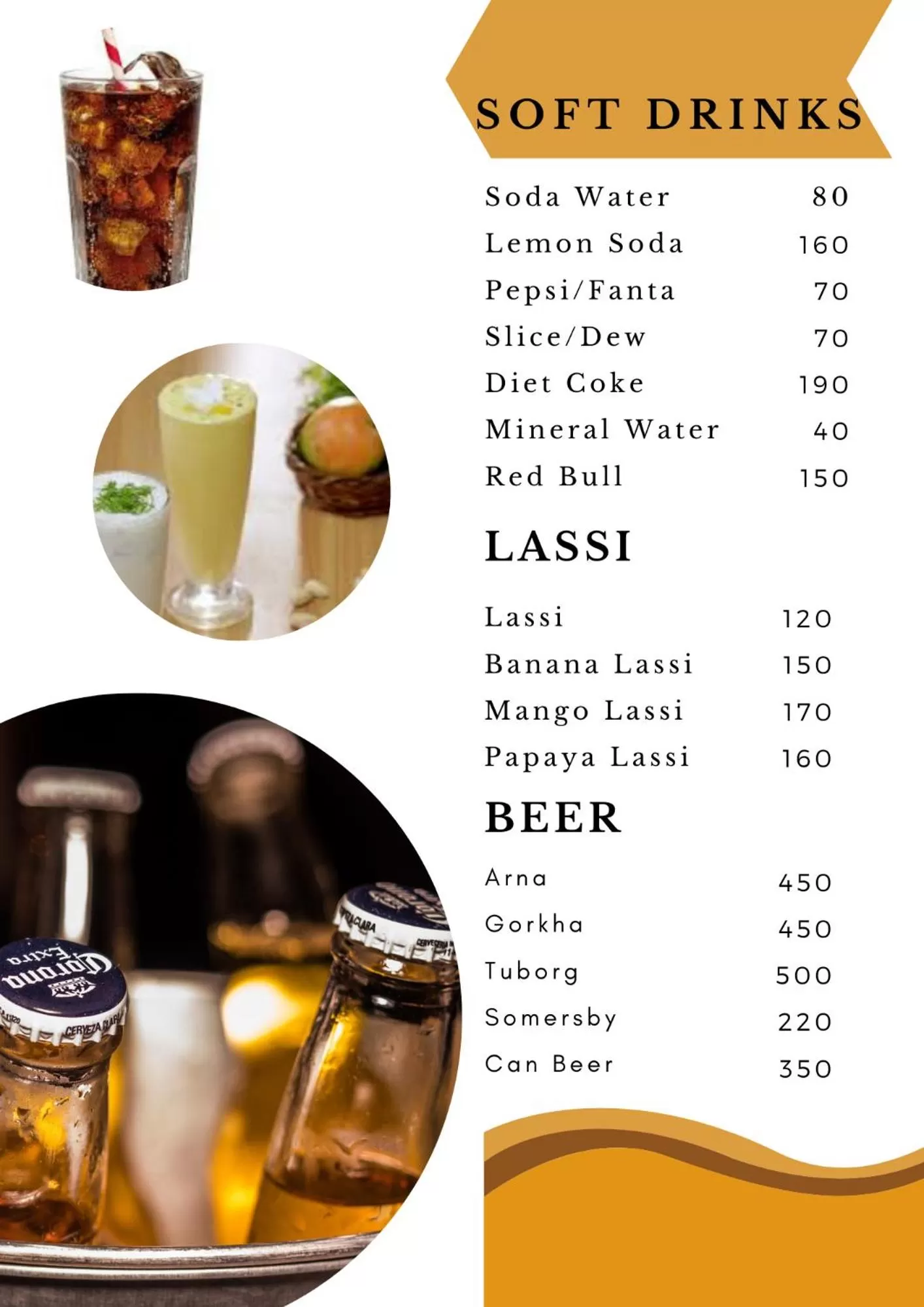 Drinks in Green Mandala Inn