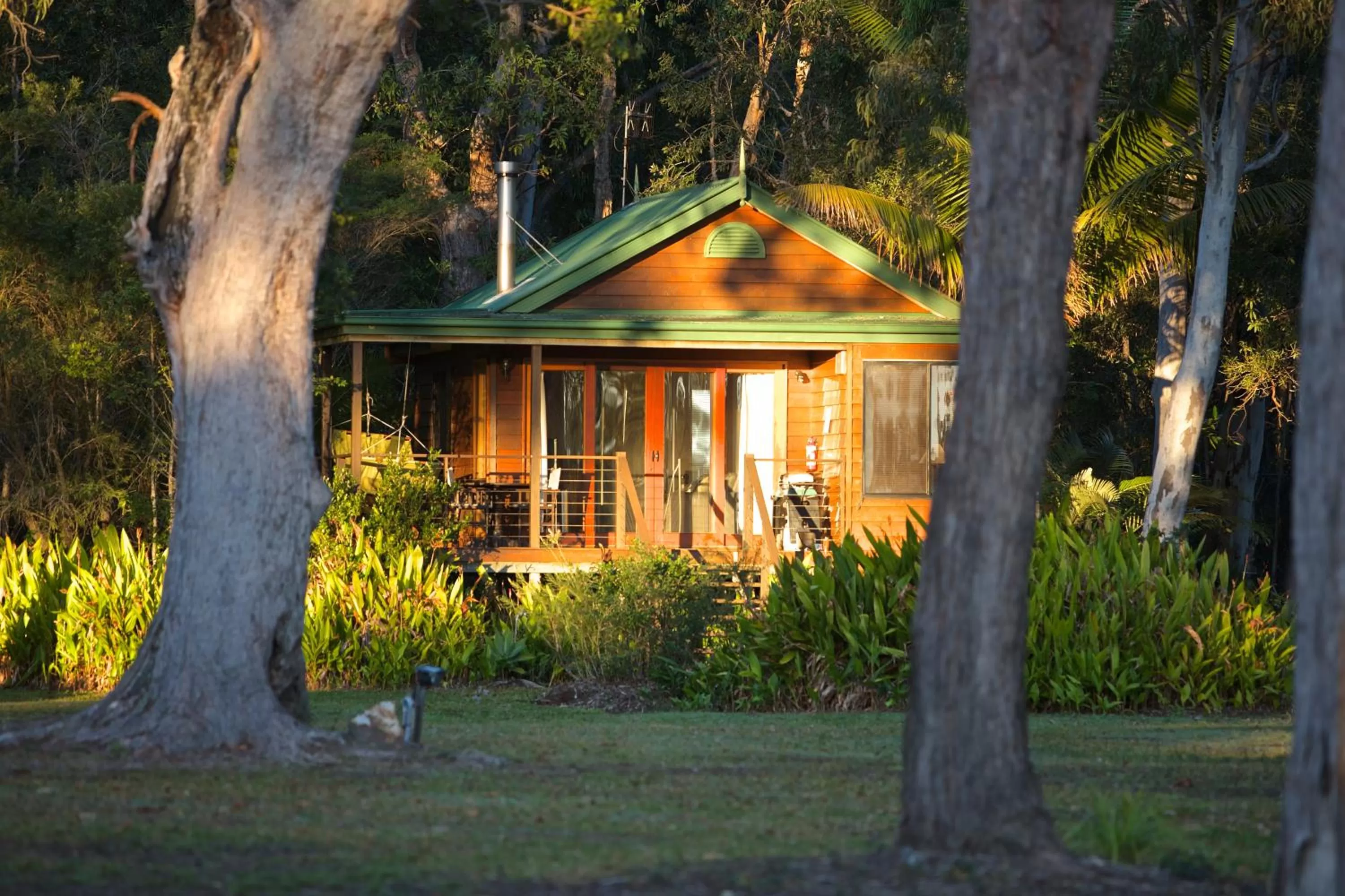 Balcony/Terrace in Lake Weyba Cottages Noosa