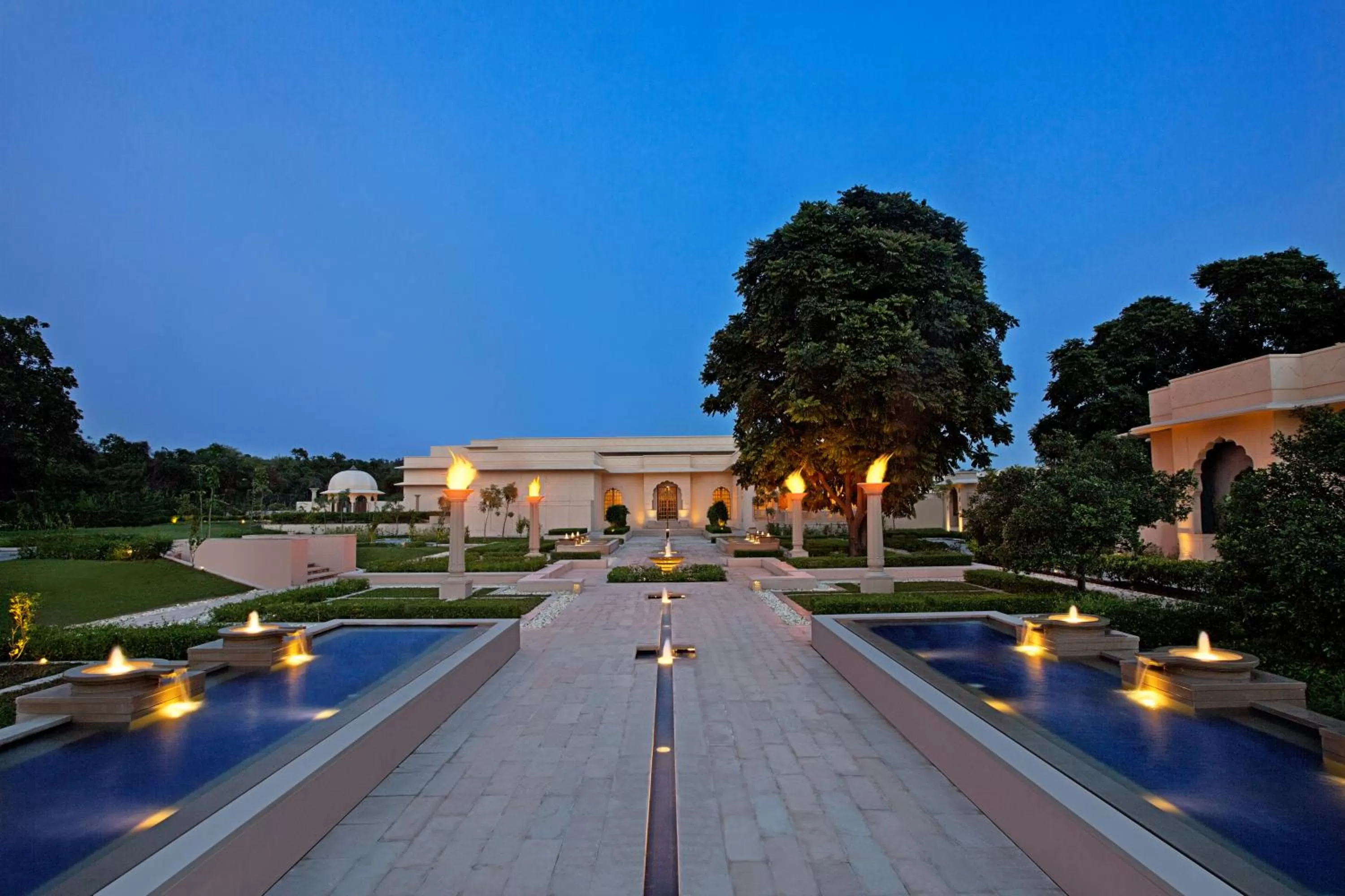Property building in The Oberoi Sukhvilas Spa Resort, New Chandigarh