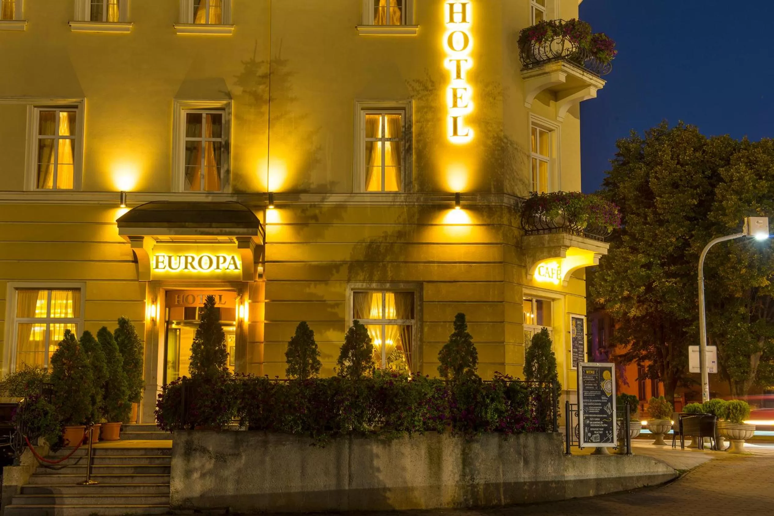 Property building in Hotel Europa
