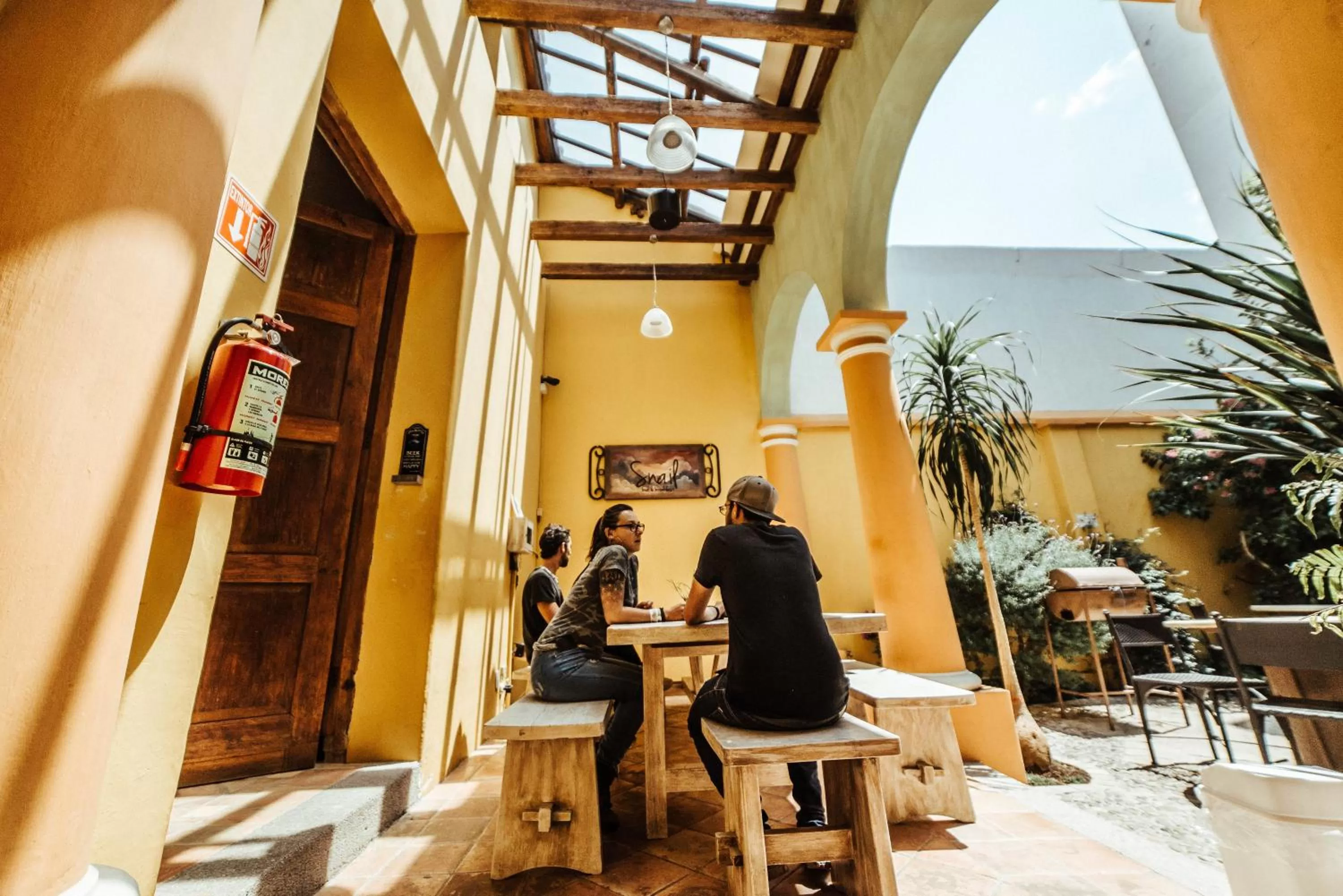 Patio, Restaurant/Places to Eat in Snail Bed & Breakfast