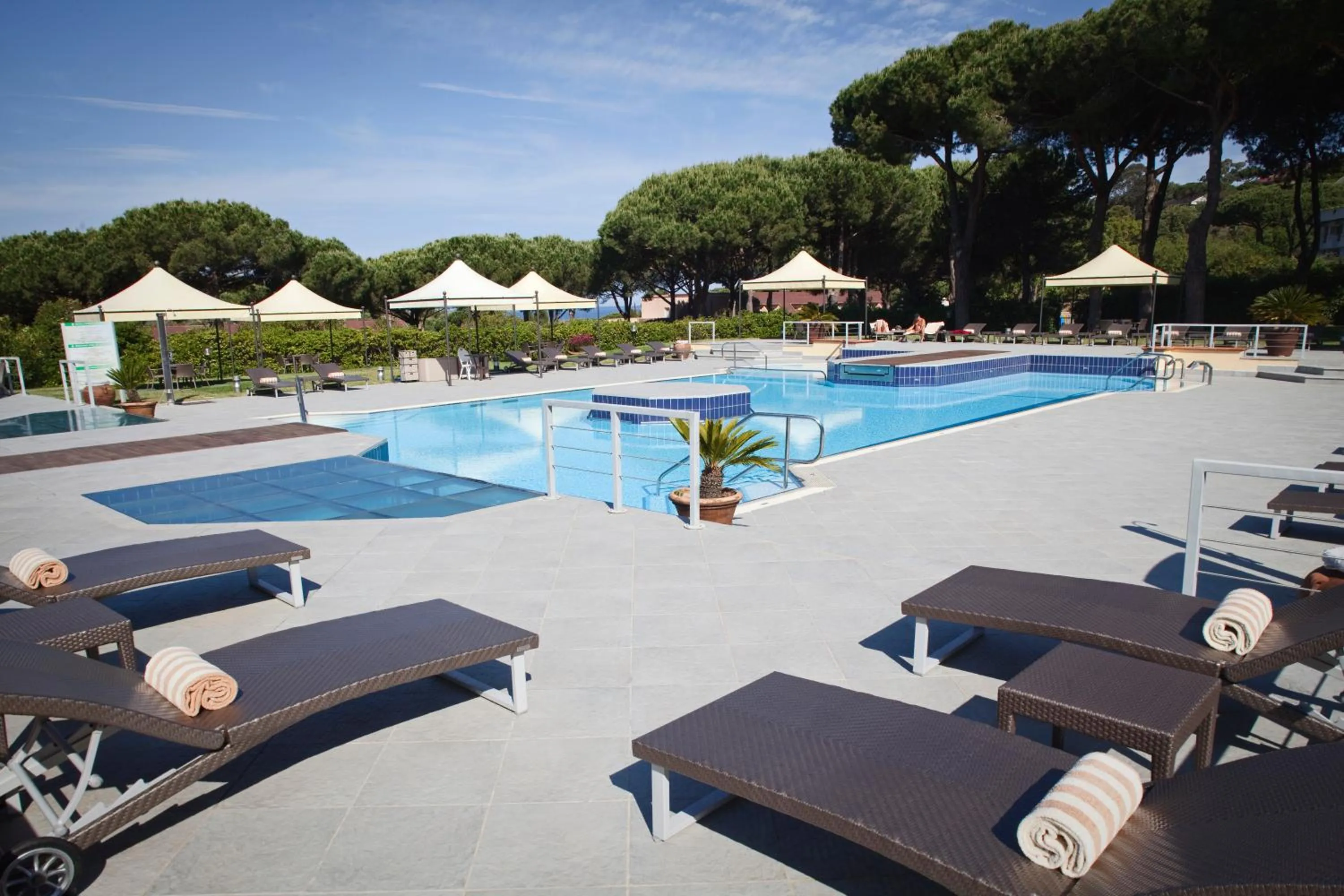 Swimming pool in Golf Hotel Punta Ala