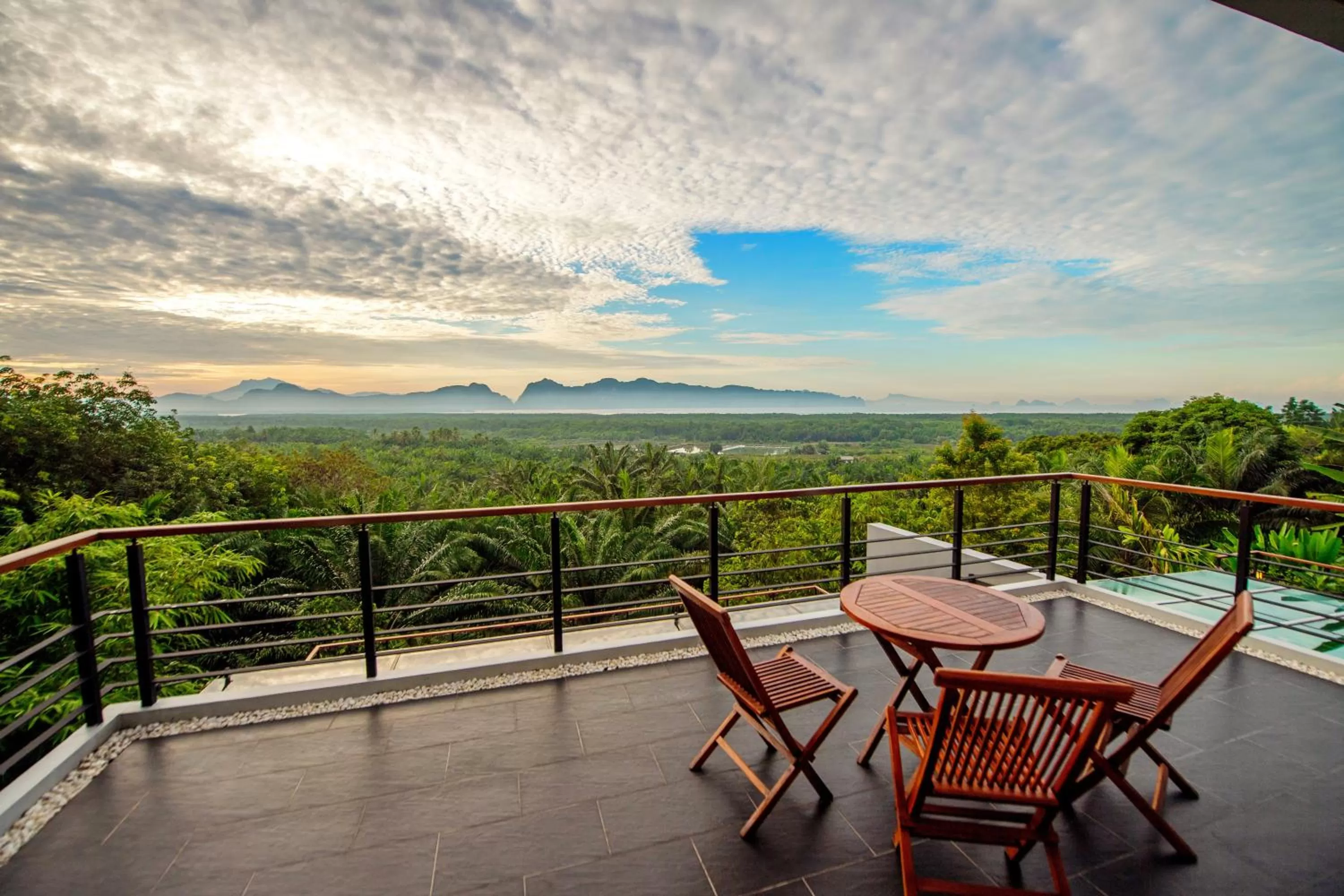 Balcony/Terrace in Ao Luek Panoramic Pool-SHA Plus