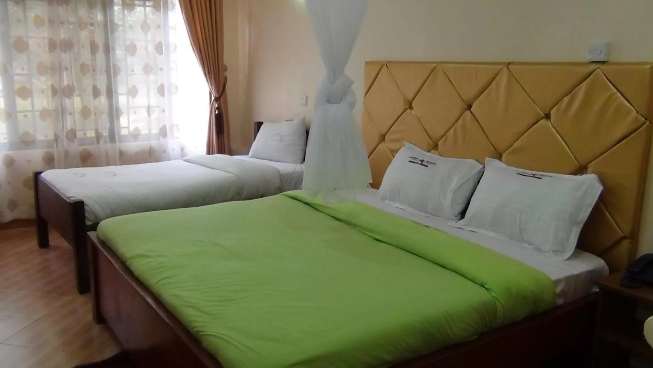 Bed in Vienna Woods Hotel Nakuru