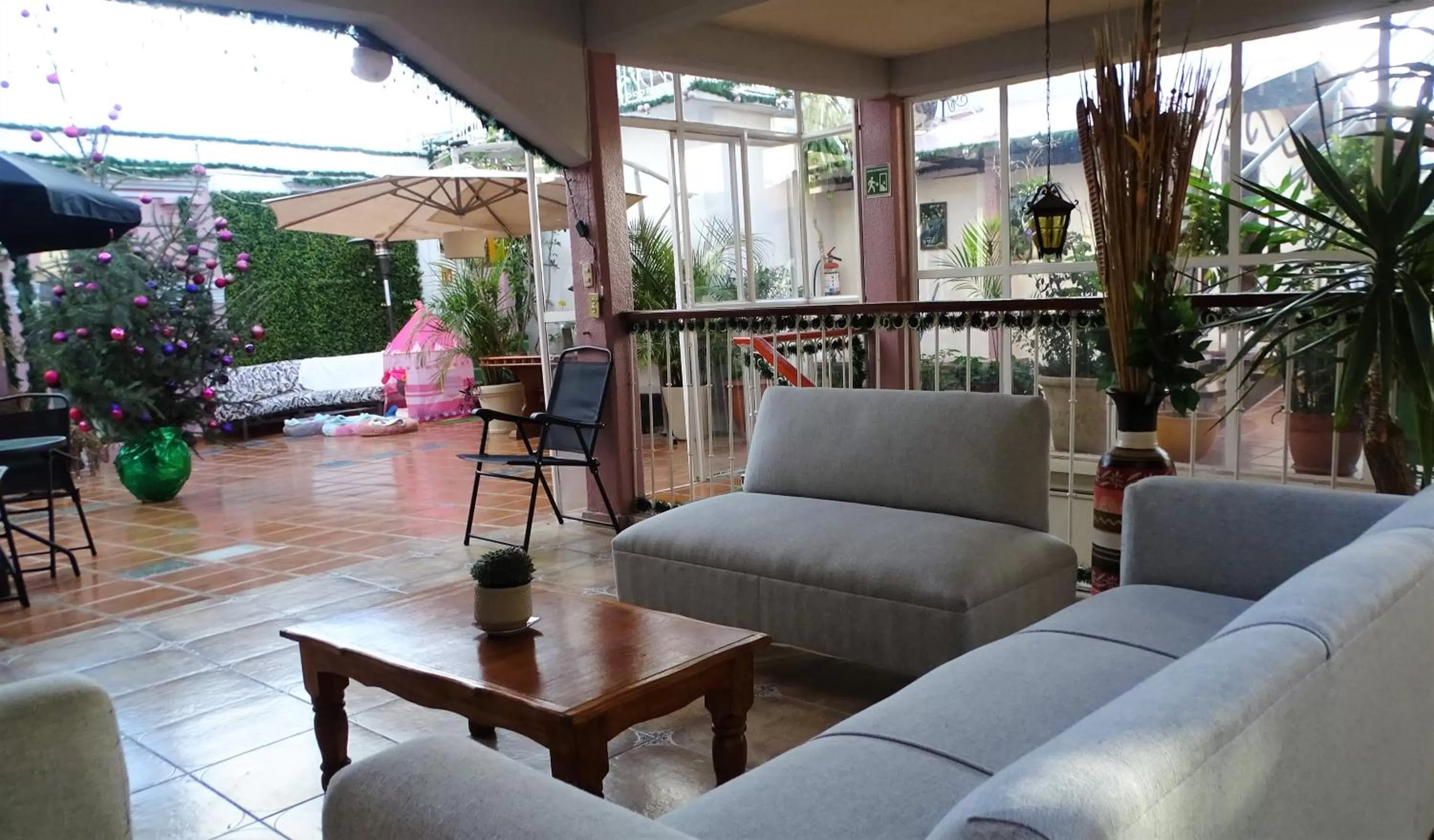 Seating area in Hotel Barrio Antiguo