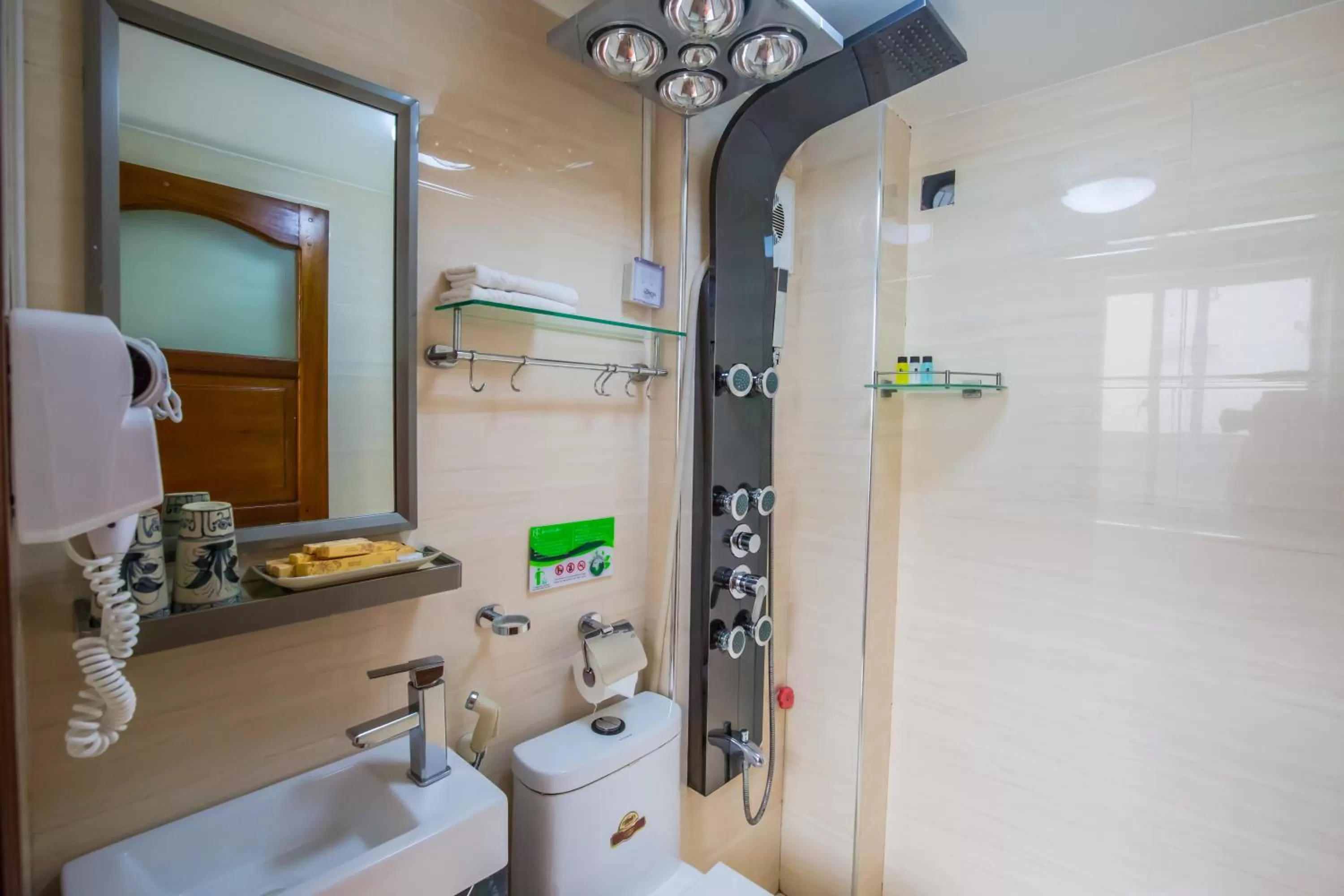 Shower in Hanoi Stella Hotel