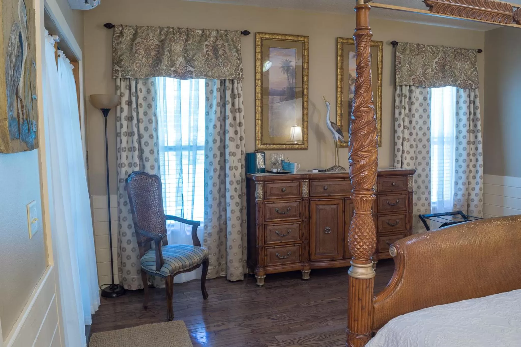 Bed in The Ann Stevens House