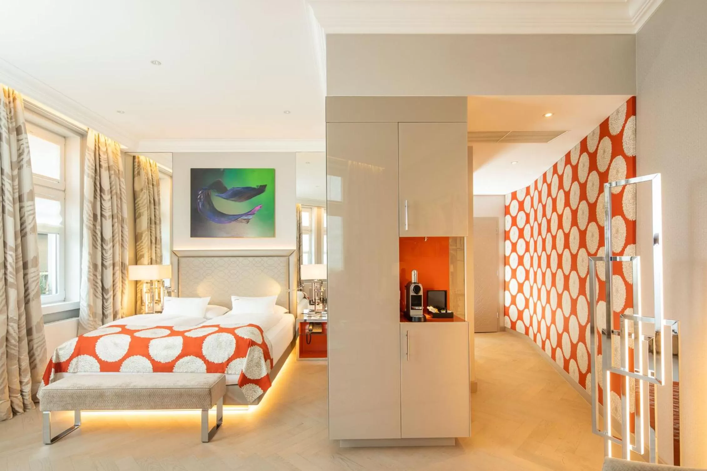 Bedroom, Bed in Boutiquehotel Das Tyrol