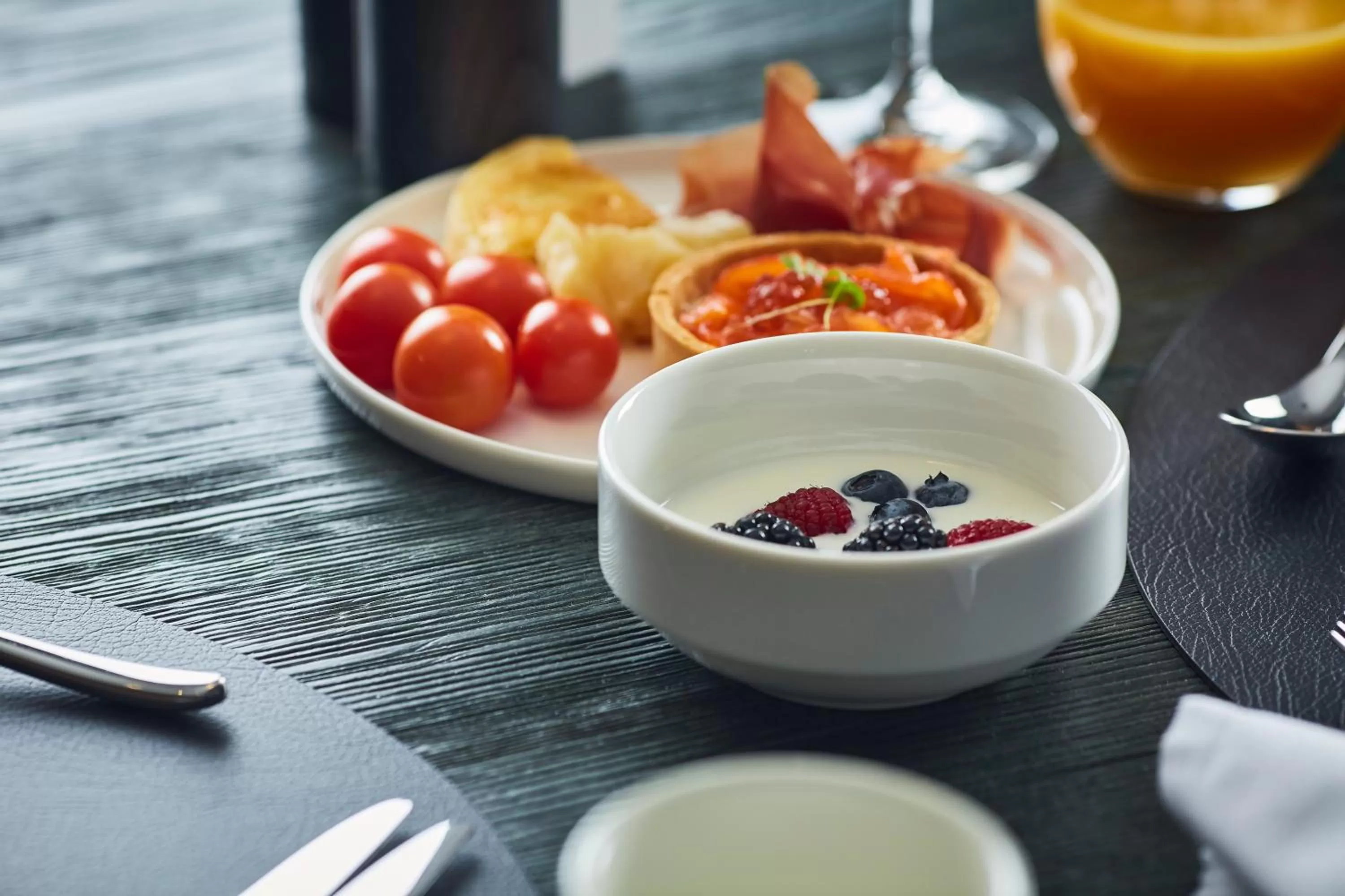 Breakfast in Hotel Pacai, Vilnius, a Member of Design Hotels