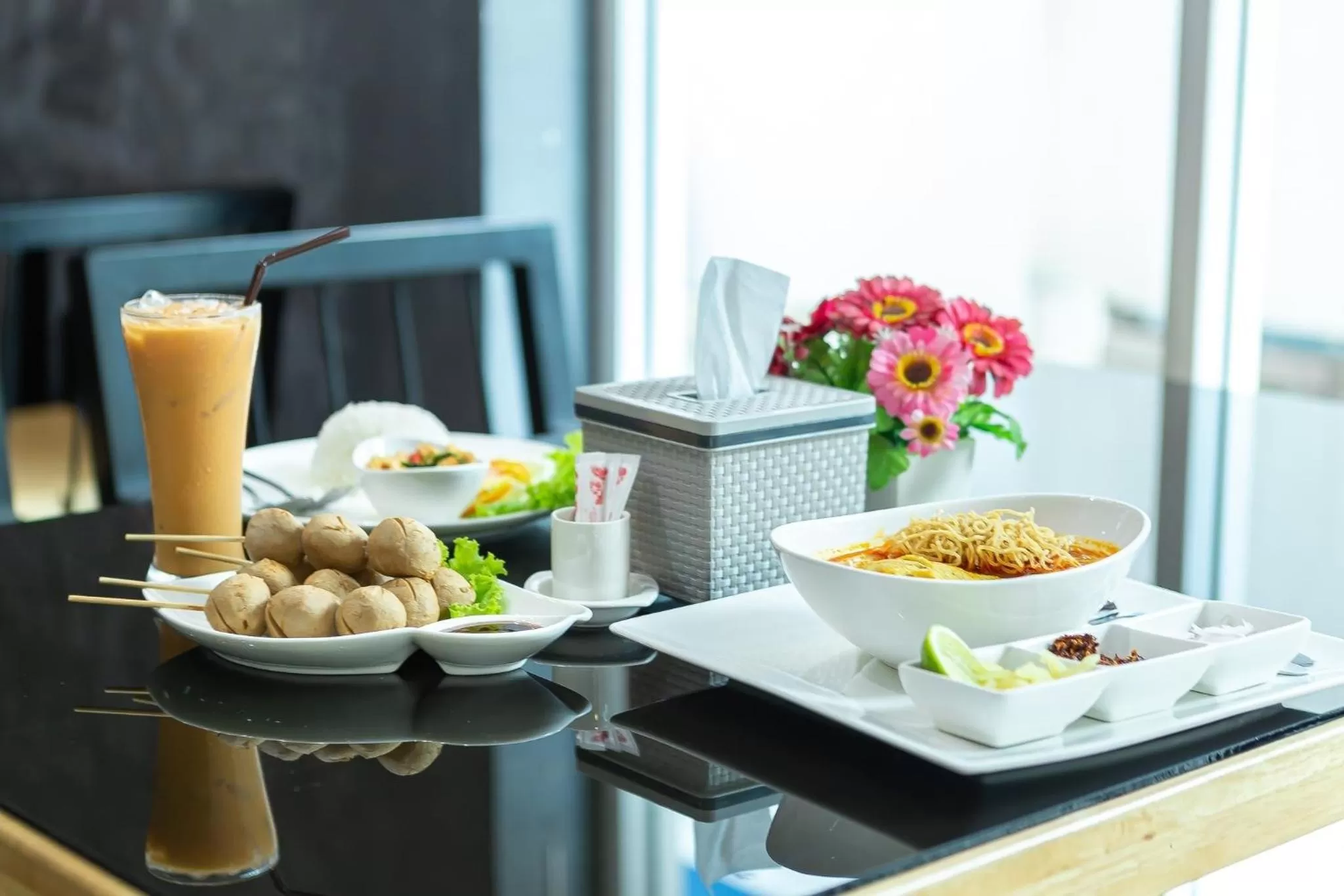 Food and drinks in Bed by Tha-Pra SHA Plus