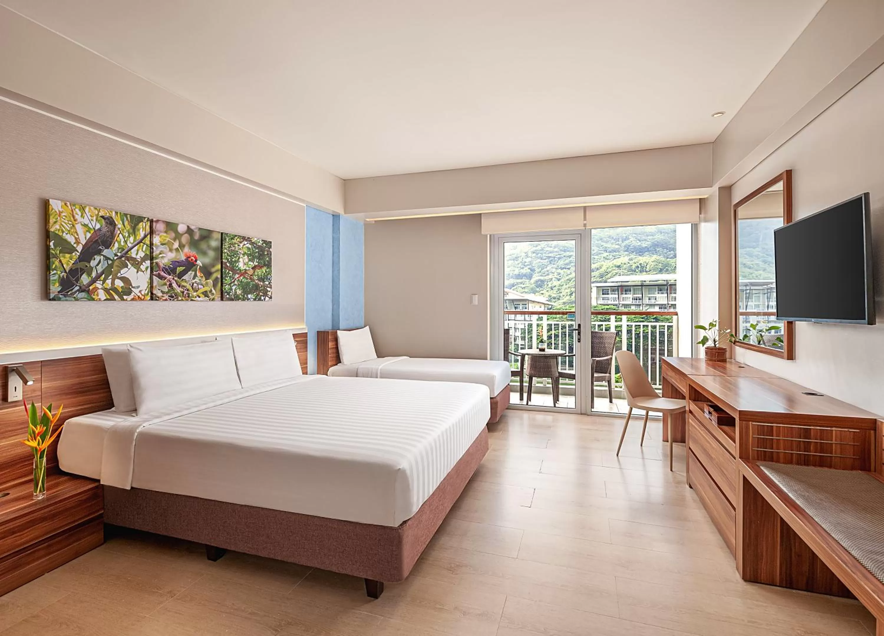 Bed in Pico Sands Hotel