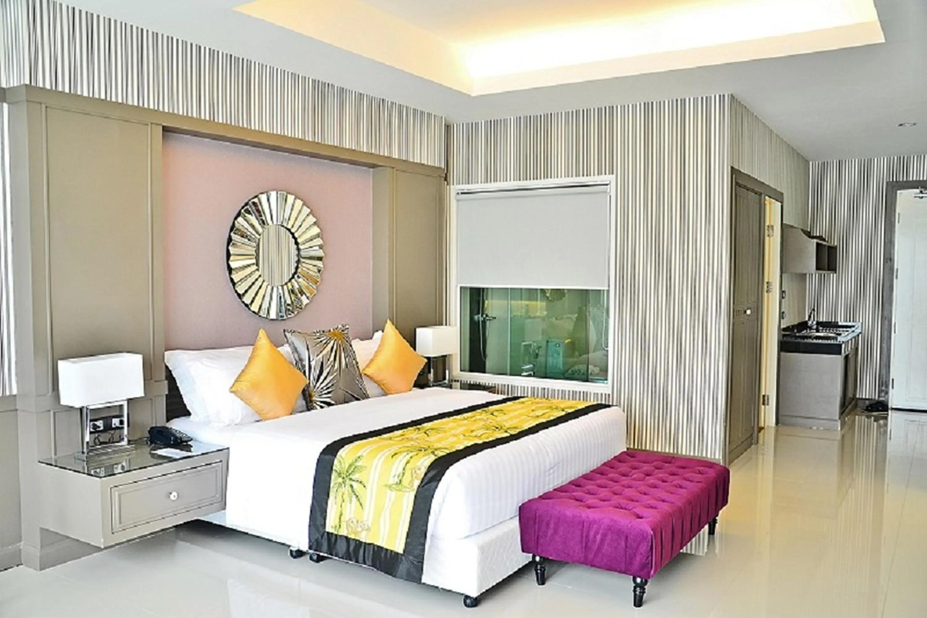 Bedroom in The Par Phuket SHA Plus