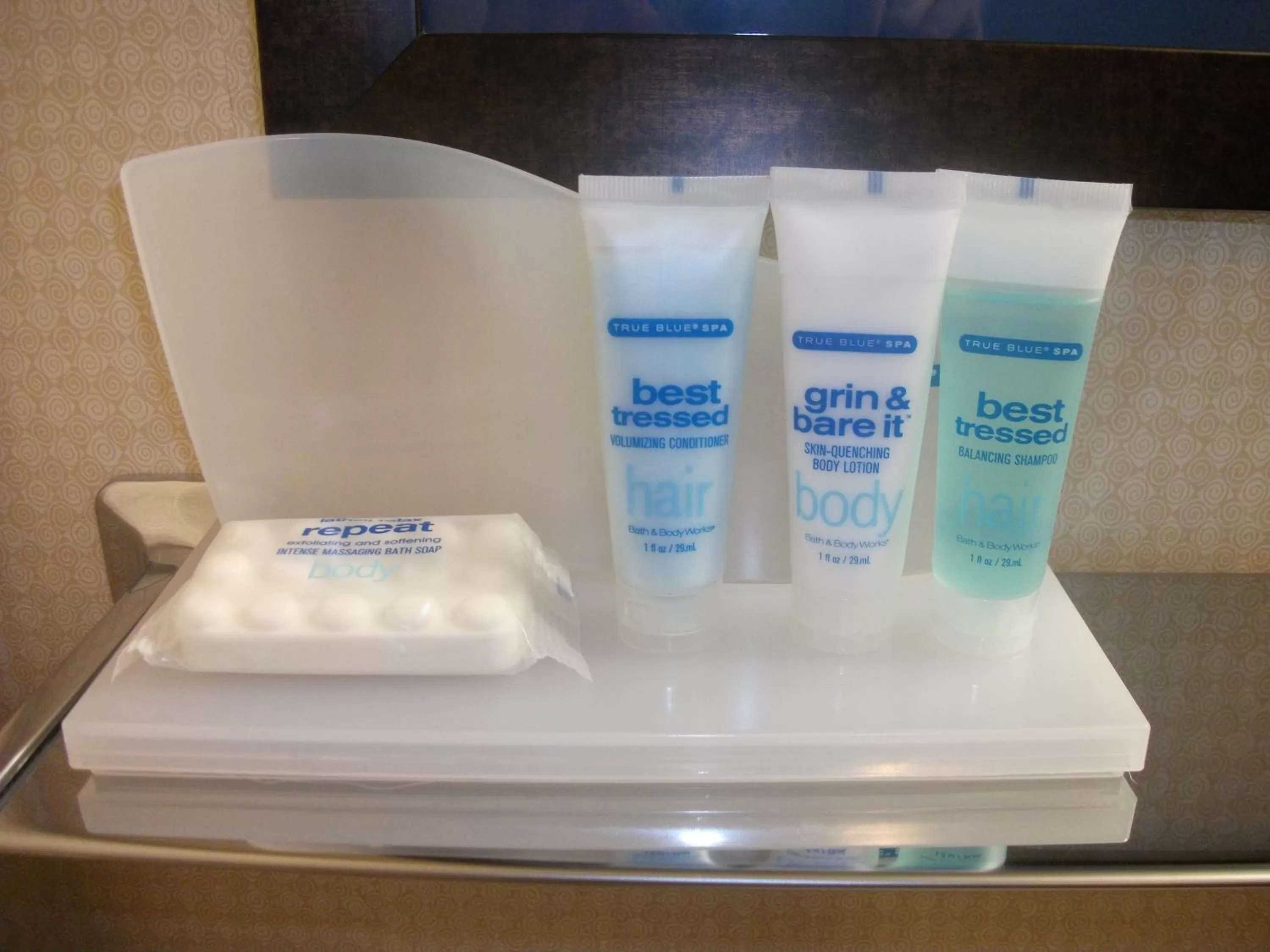 Bathroom in Wyndham Garden Philadelphia Airport