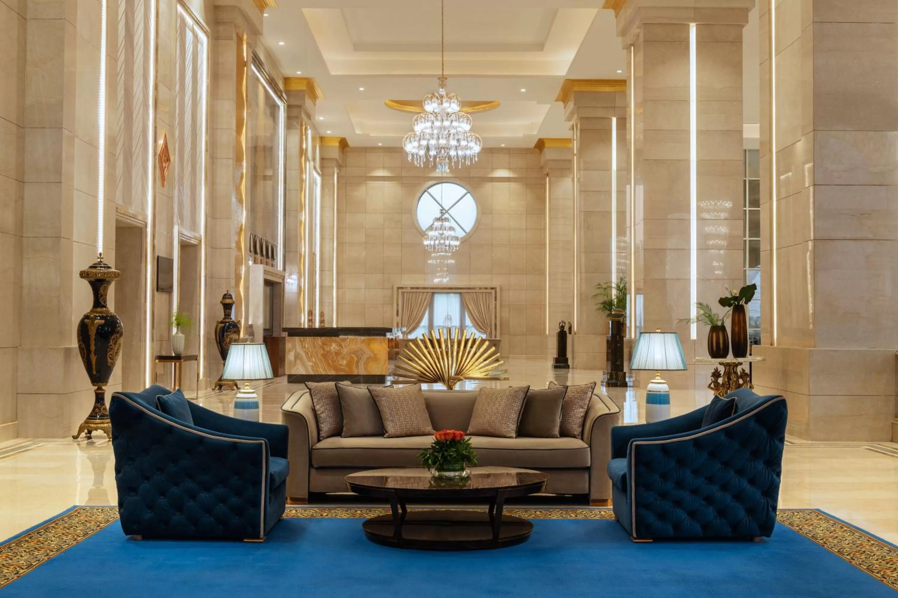 Lobby or reception in The St. Regis New Capital Cairo