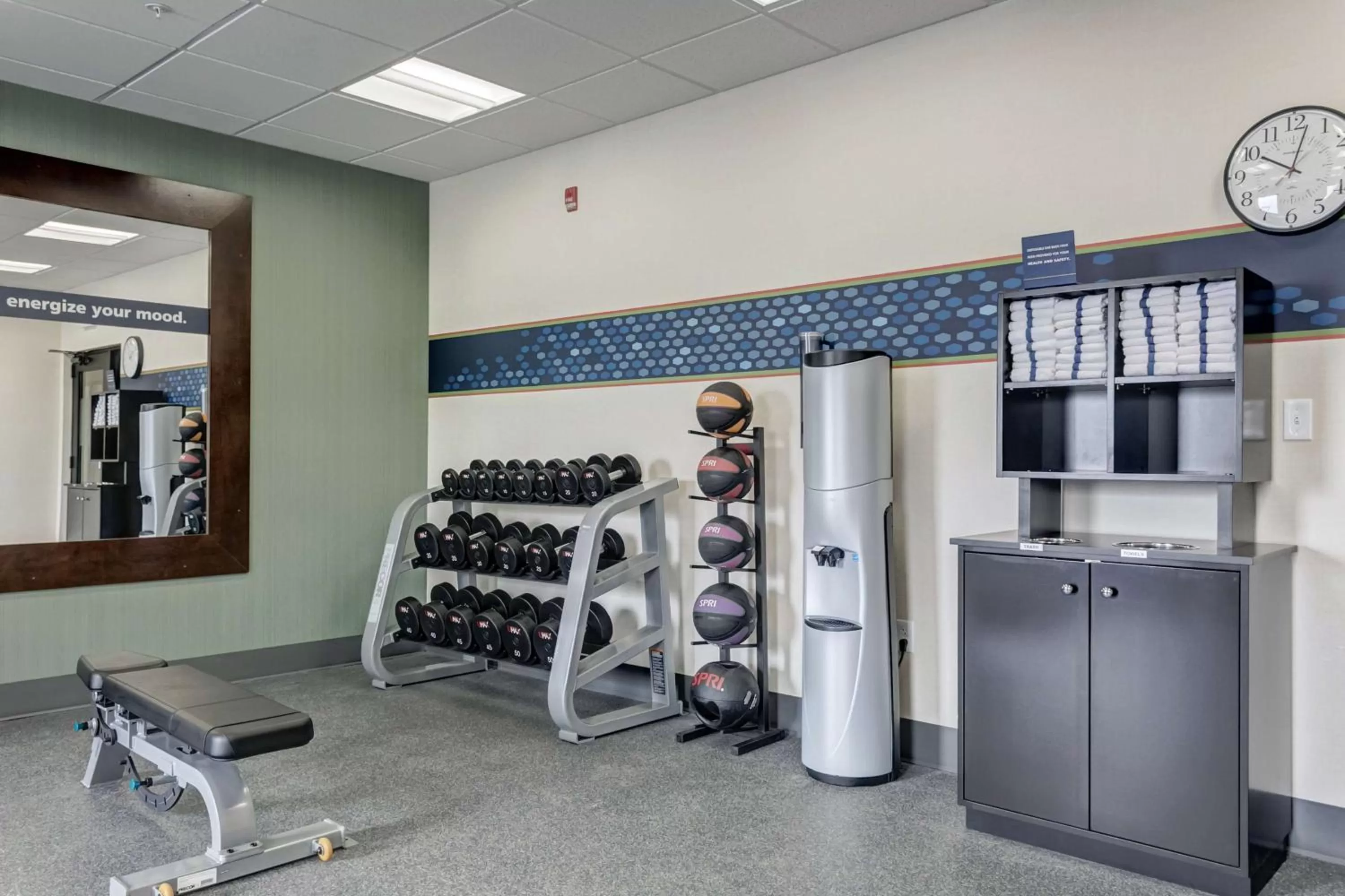 Fitness centre/facilities in Hampton Inn Poplar Bluff