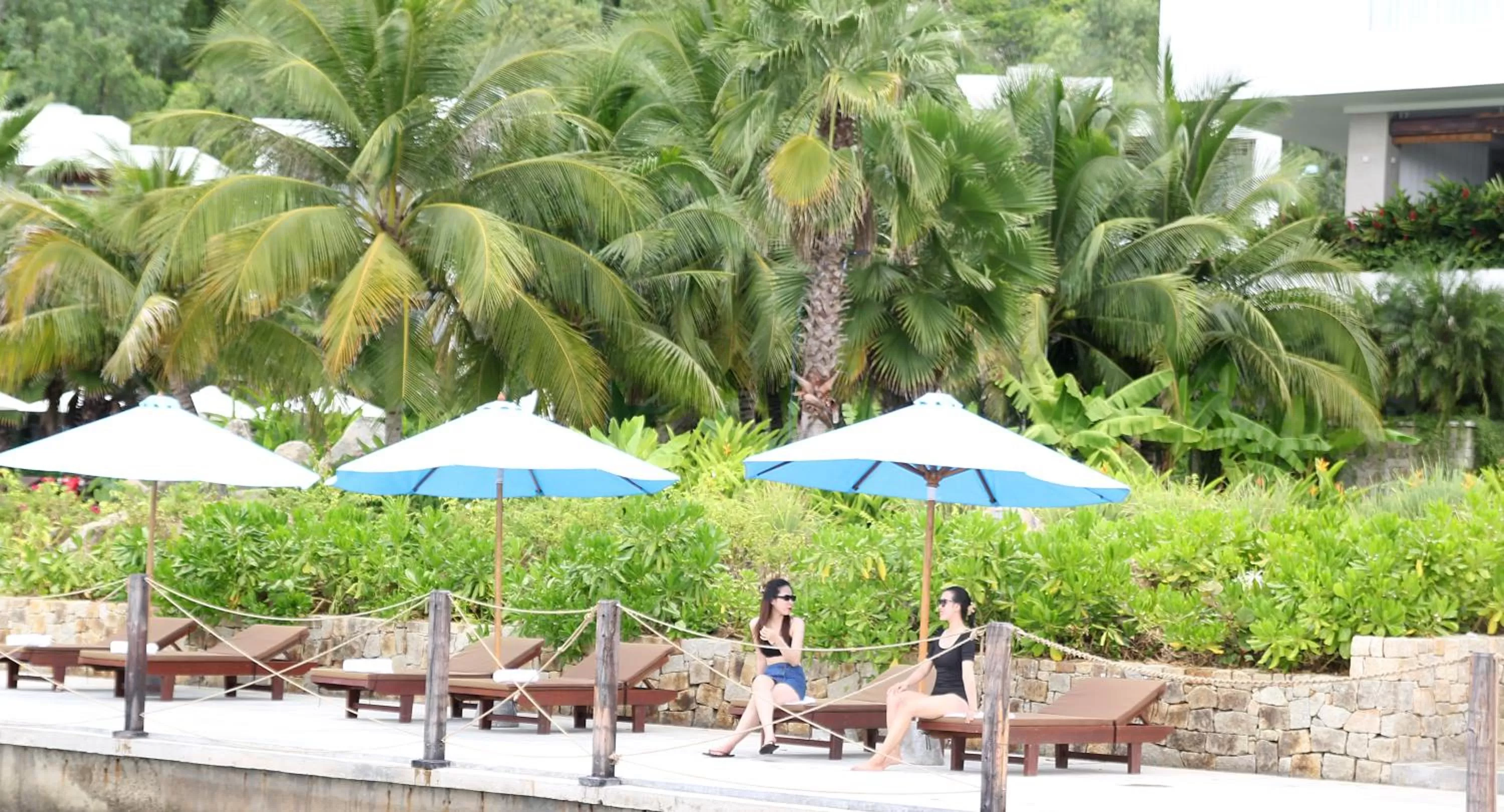 Beach in Alibu Resort Nha Trang