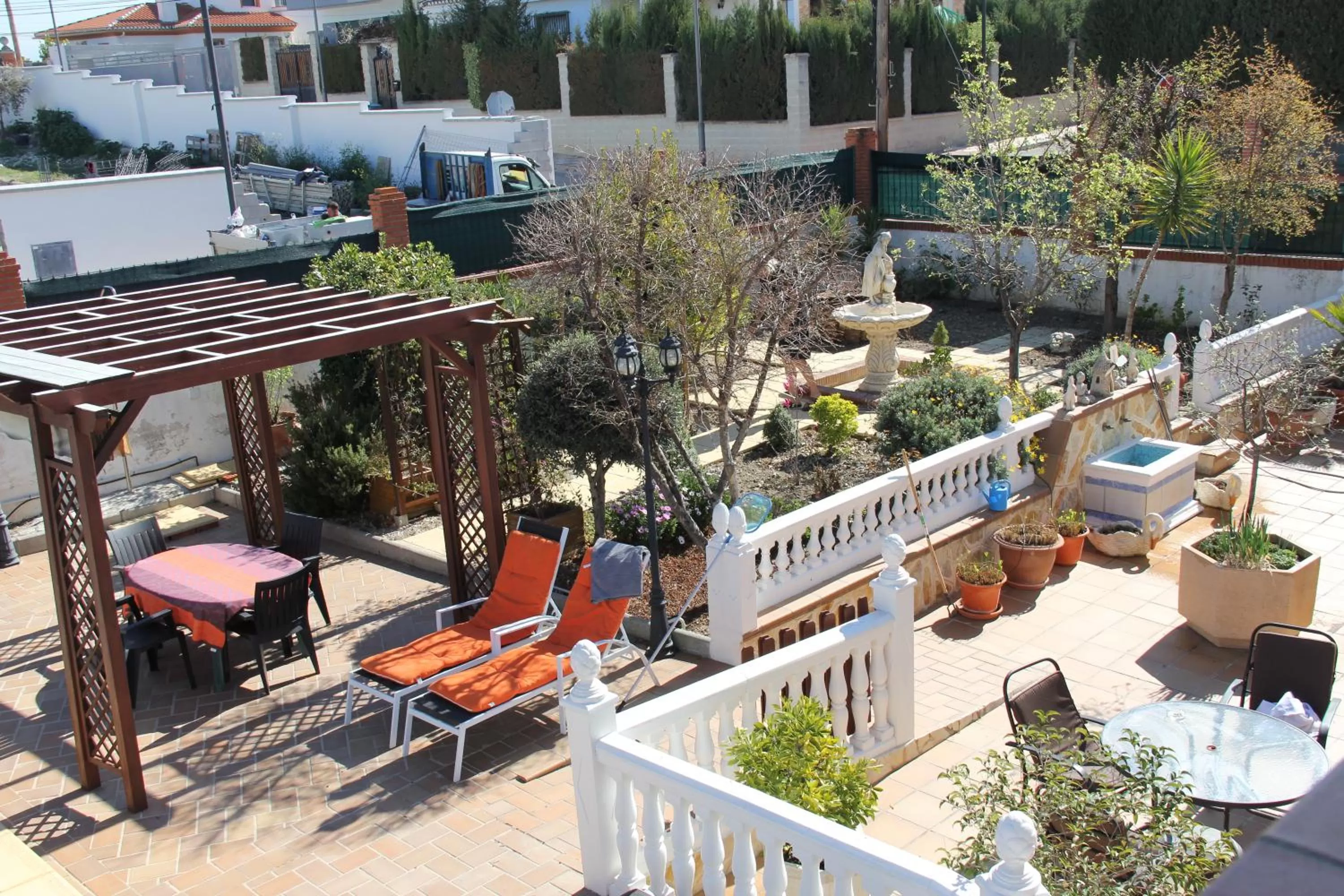 Garden view in B&b Casa Flamenca