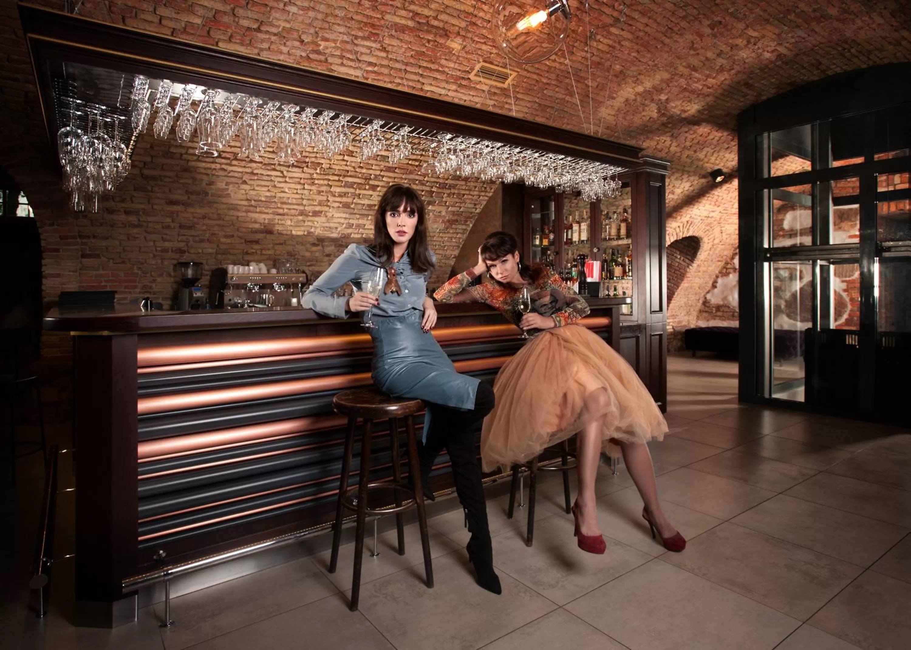 Lounge or bar in Relais & Châteaux Hotel Quadrille - Adults Only