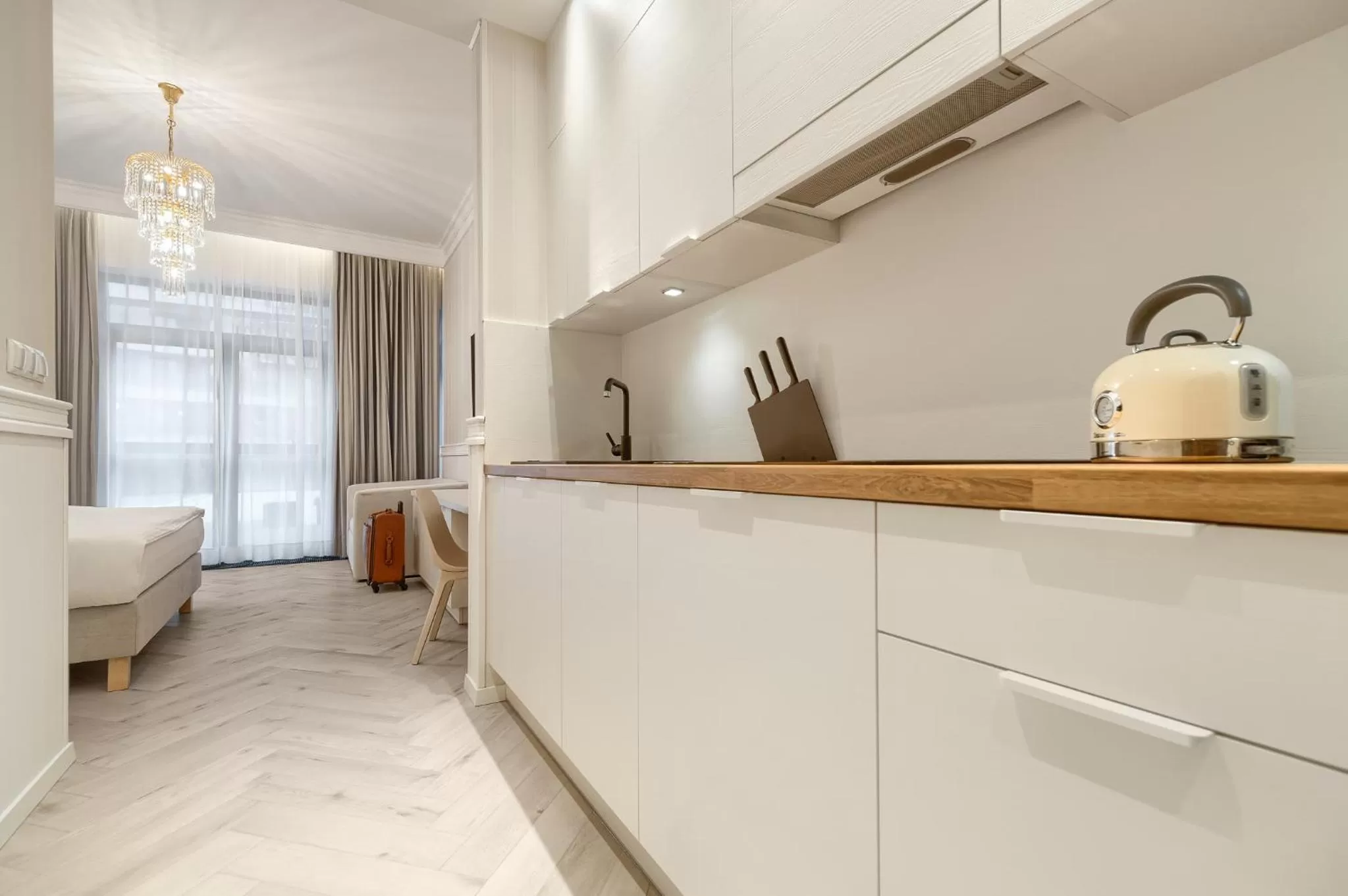 Kitchen or kitchenette, Kitchen/Kitchenette in Dune Resort Mielno - A