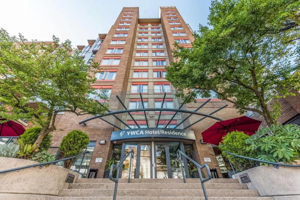 Property building in YWCA Hotel Vancouver