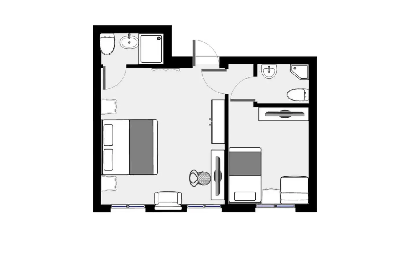 Comfort Triple Room in Hotel Rathausglöckel Comfort Triple Room in Hotel Rathausglöckel