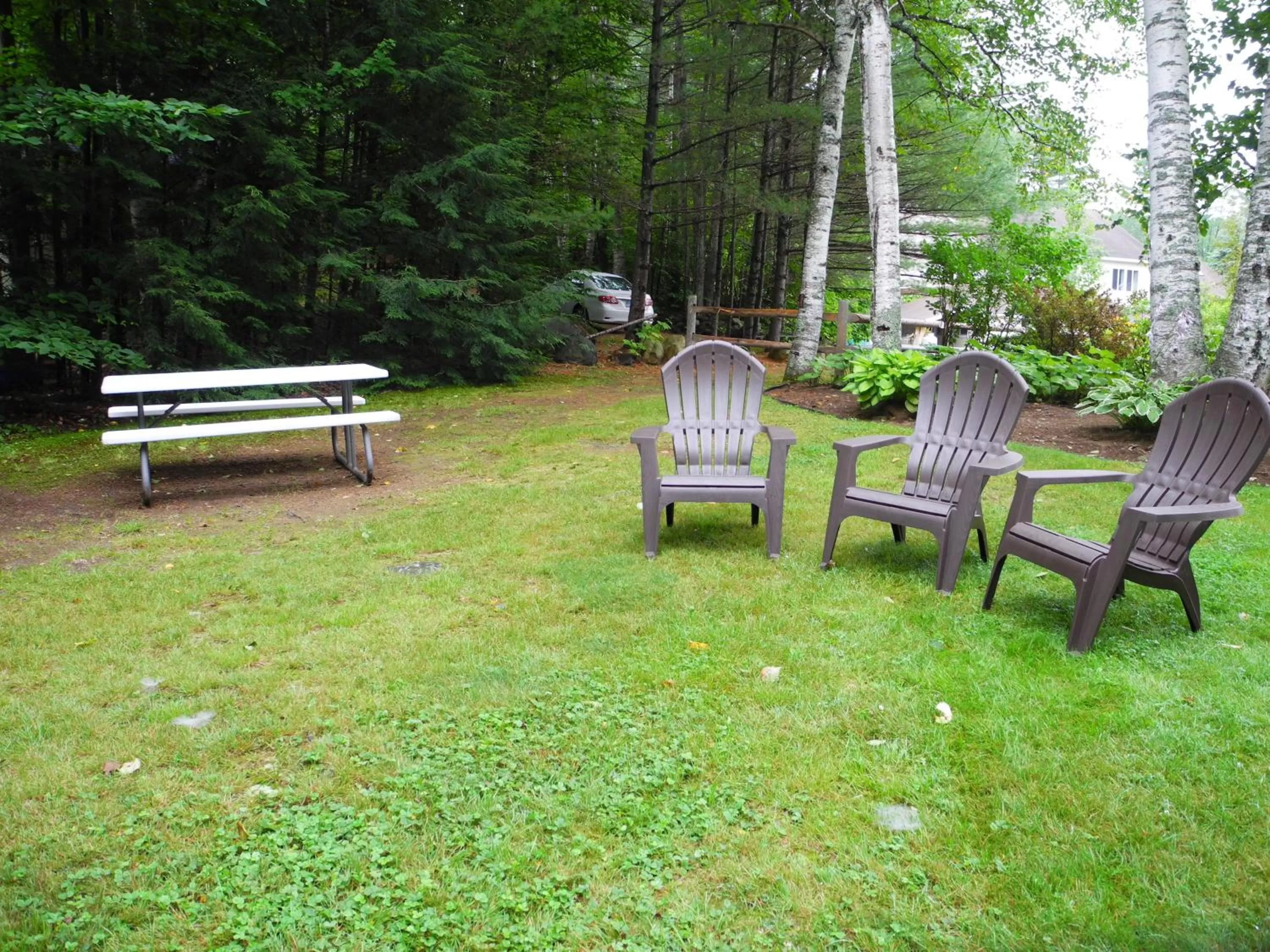 Patio in Wilson Lake Inn