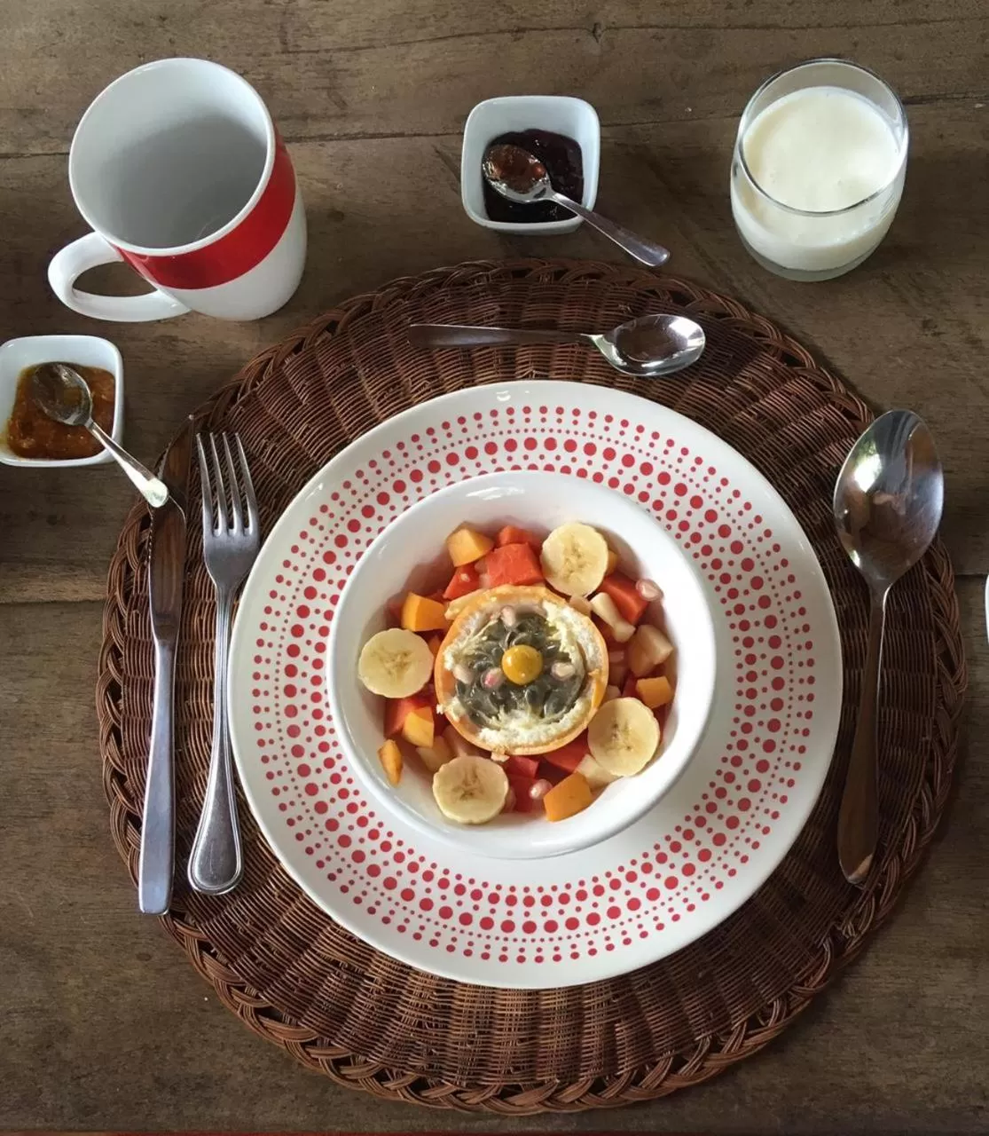 Breakfast in Posada Finca San Vicente B&B