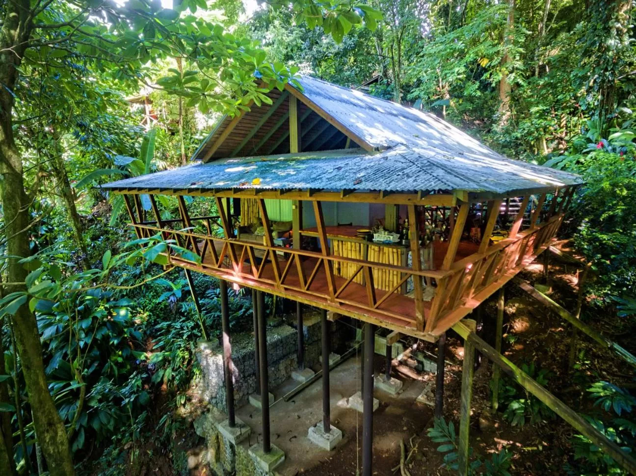 Bird's eye view in Cocoa Cottage