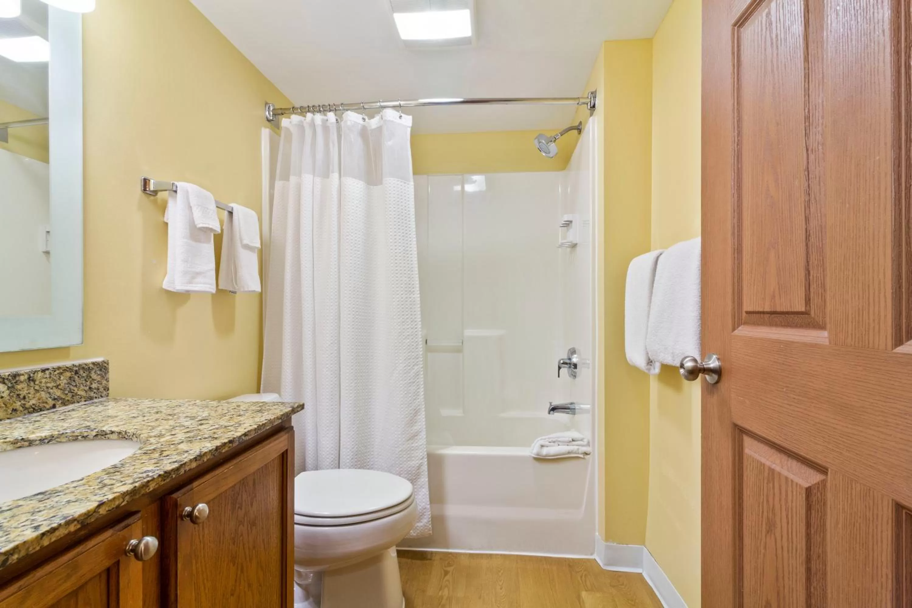 Shower in Extended Stay America Suites - Norfolk - Virginia Beach