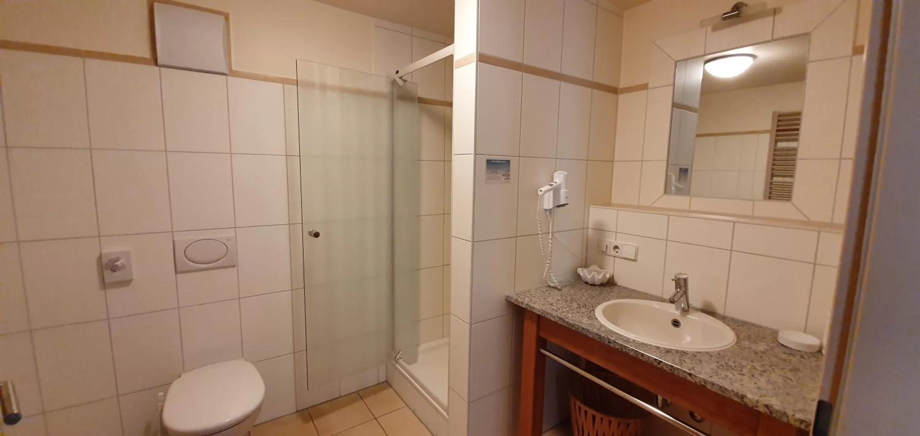 Toilet in Landgasthof Krone