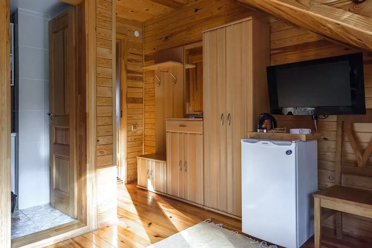 Kitchen/Kitchenette in Svečių namai Smalvas