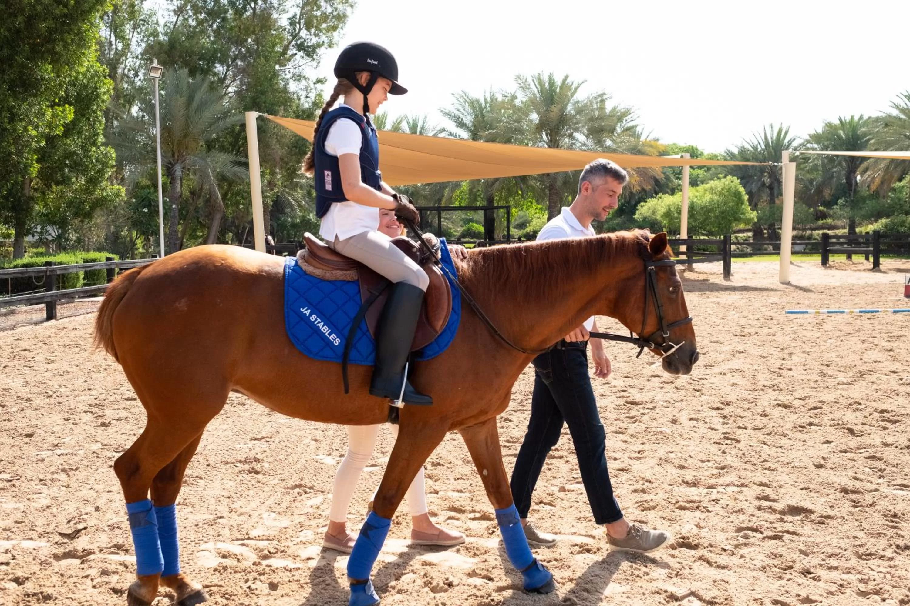 Horse-riding in JA Lake View Hotel, Dubai