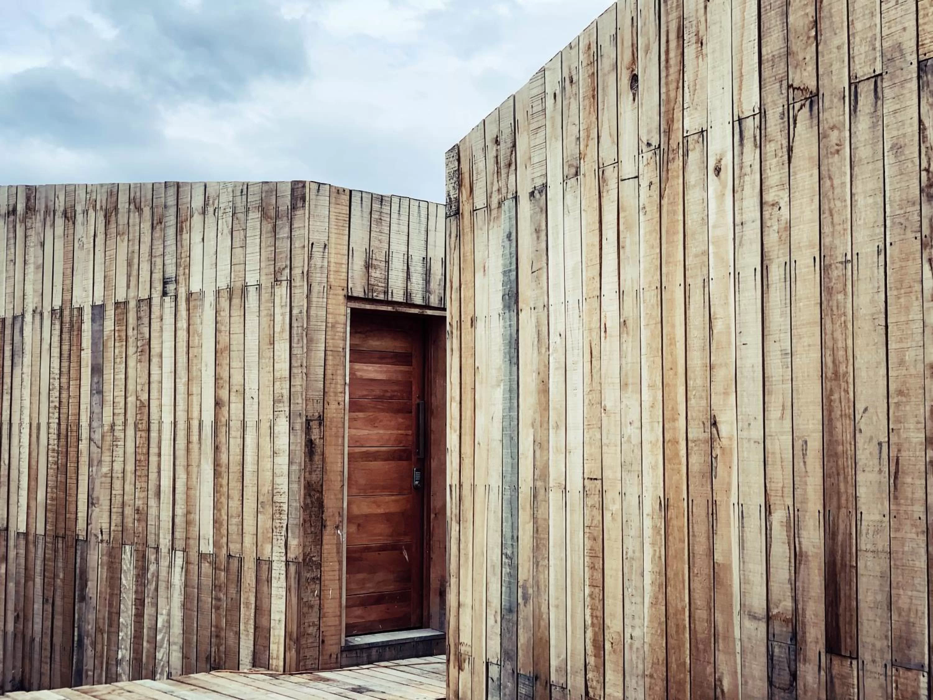Facade/entrance in AKA Patagonia