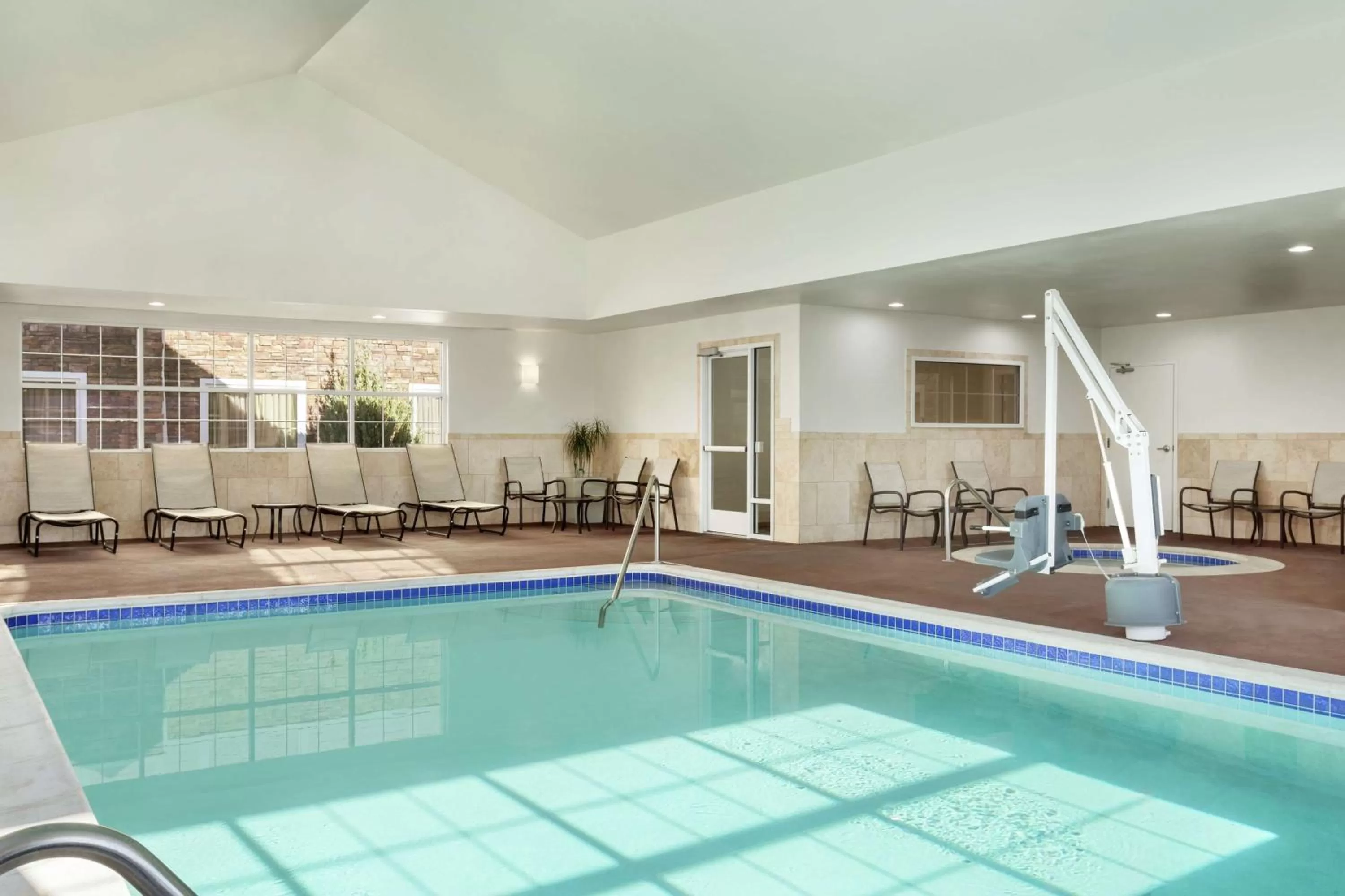 Pool view in Homewood Suites by Hilton Fargo