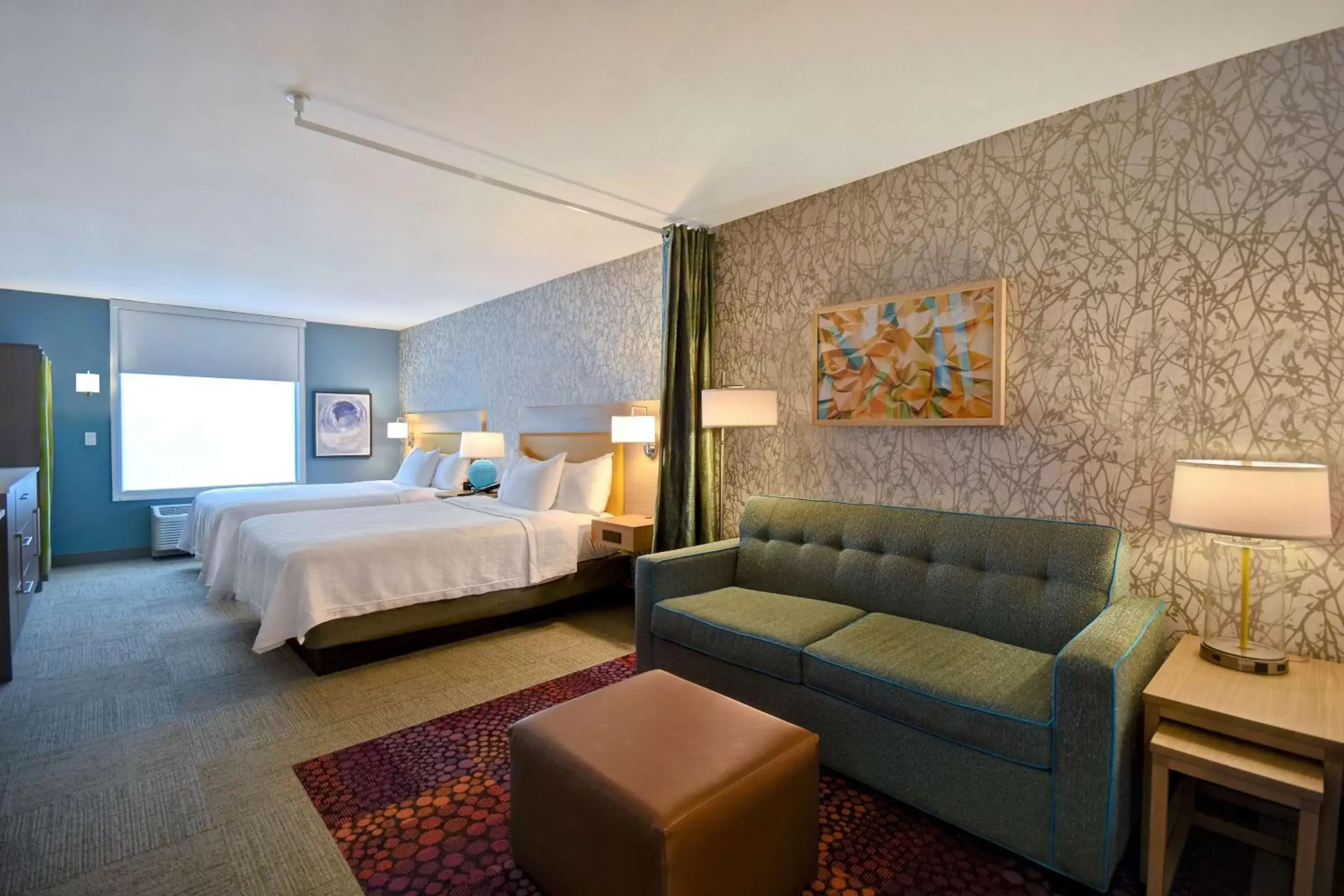 Studio Suite with Two Queen Beds - Hearing Access/Non-Smoking in Home2 Suites Eau Claire South, Wi Studio Suite with Two Queen Beds - Hearing Access/Non-Smoking in Home2 Suites Eau Claire South, Wi