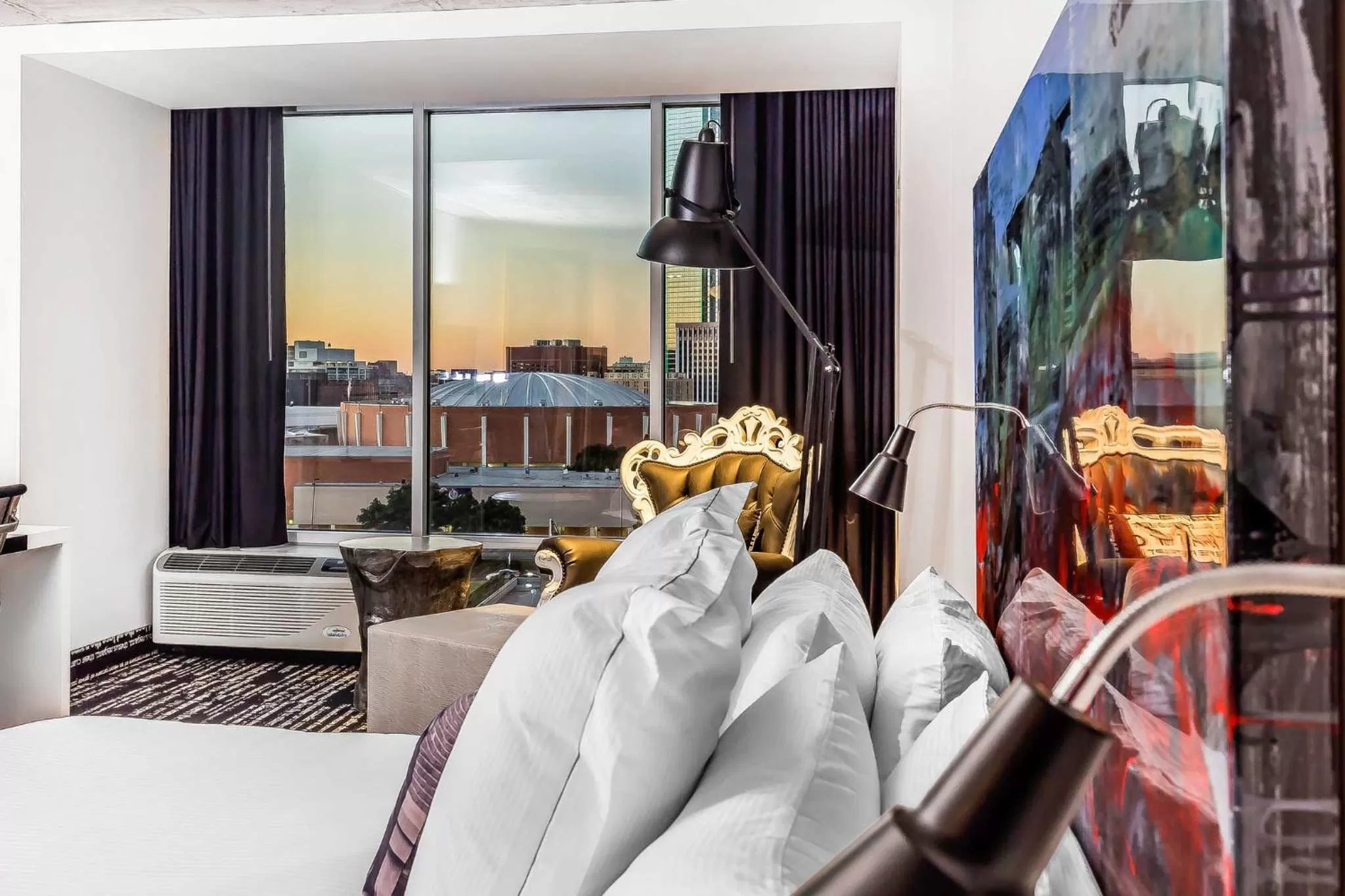 Decorative detail in Lorenzo Hotel Dallas, Tapestry Collection by Hilton