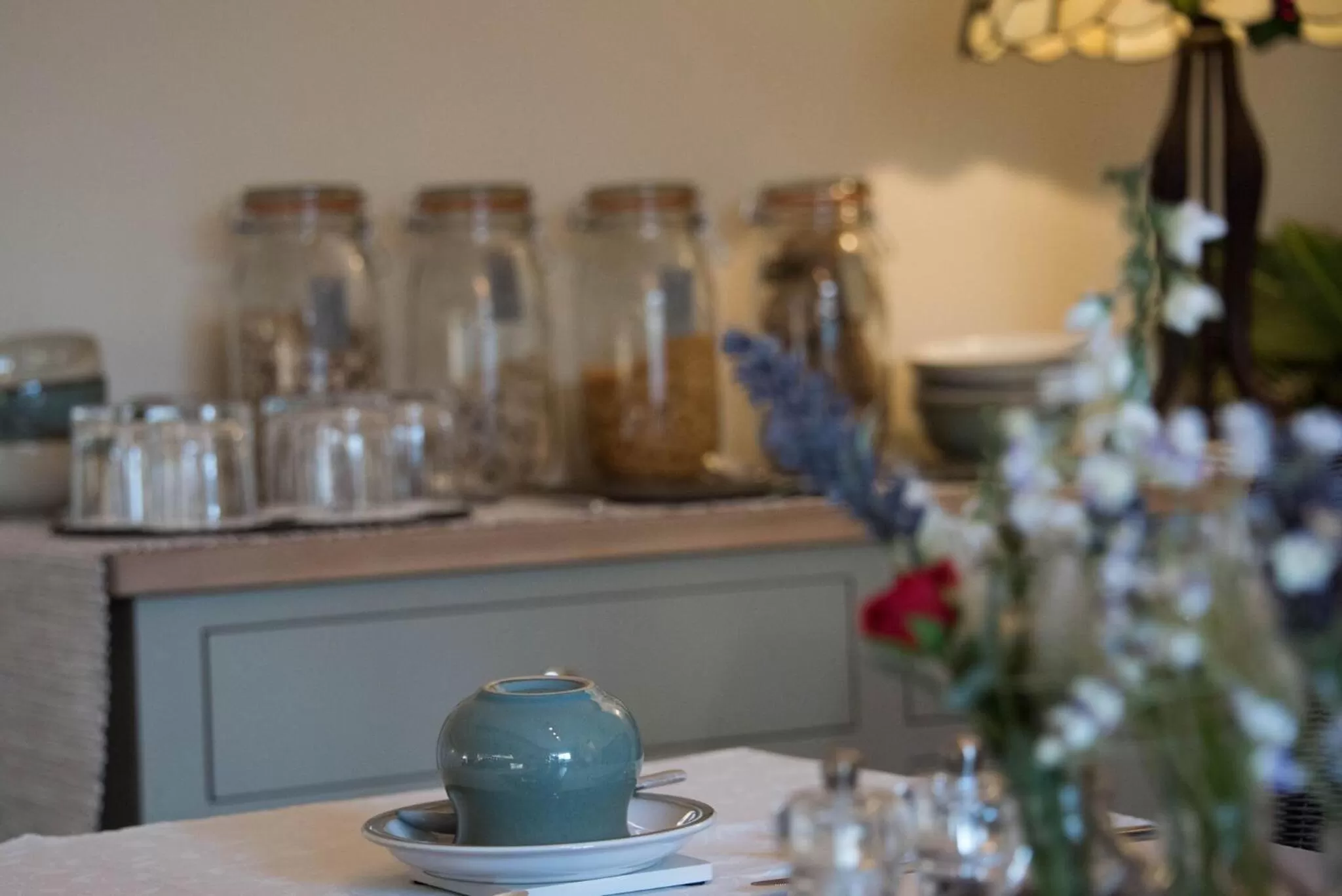 Dining area in St Leonards Farmhouse