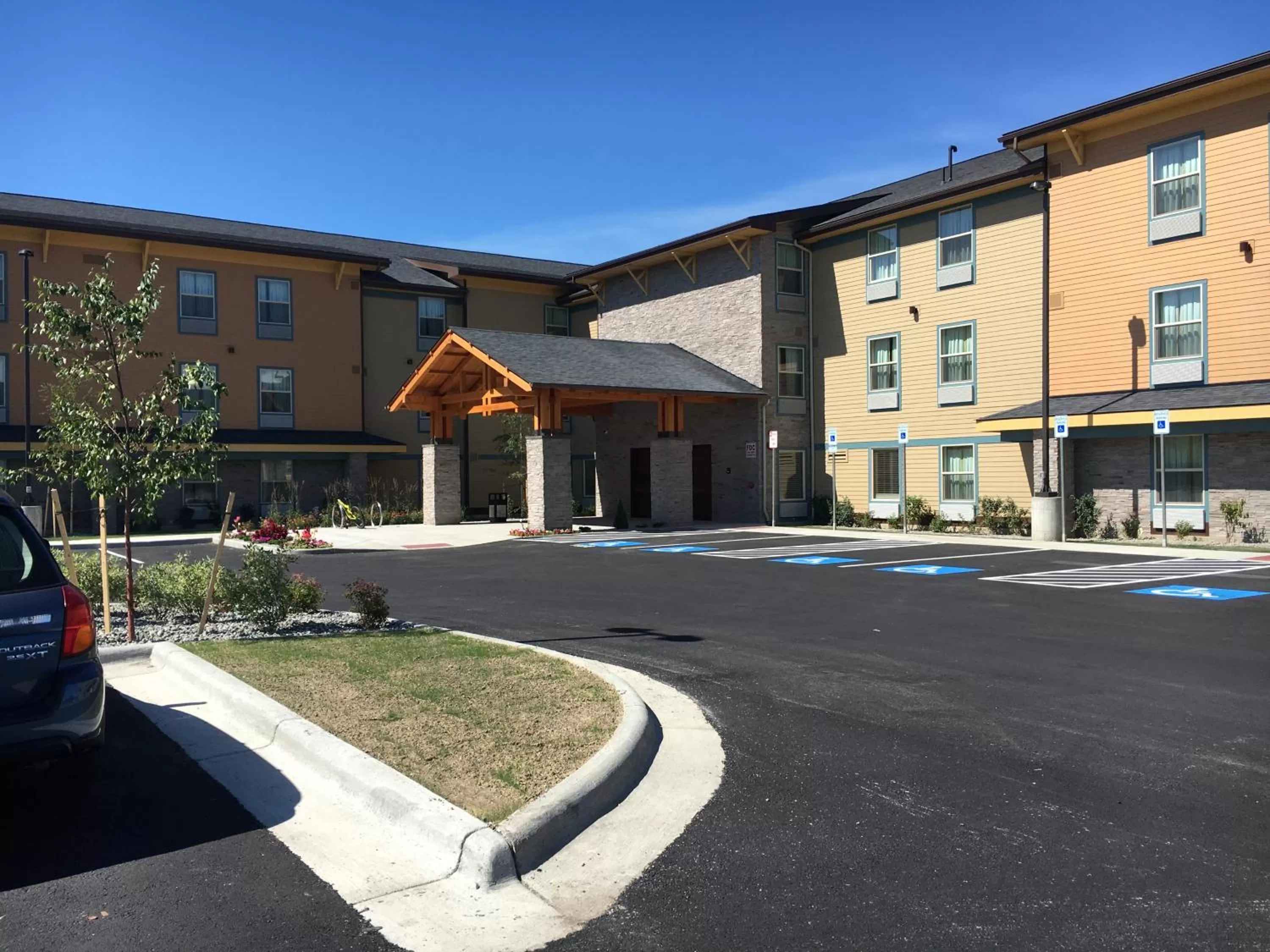 Facade/entrance, Property Building in Aptel Studio Hotel