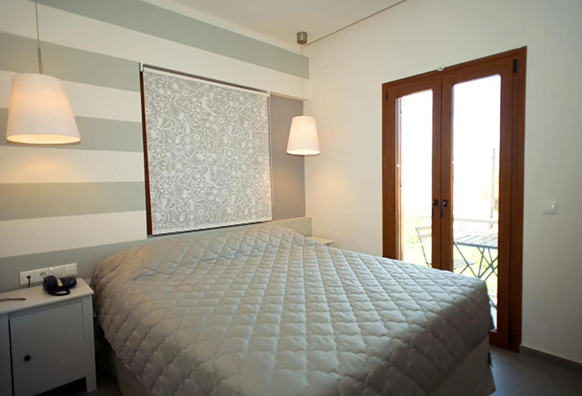 Balcony/Terrace, Bed in Dimitra Boutique Hotel