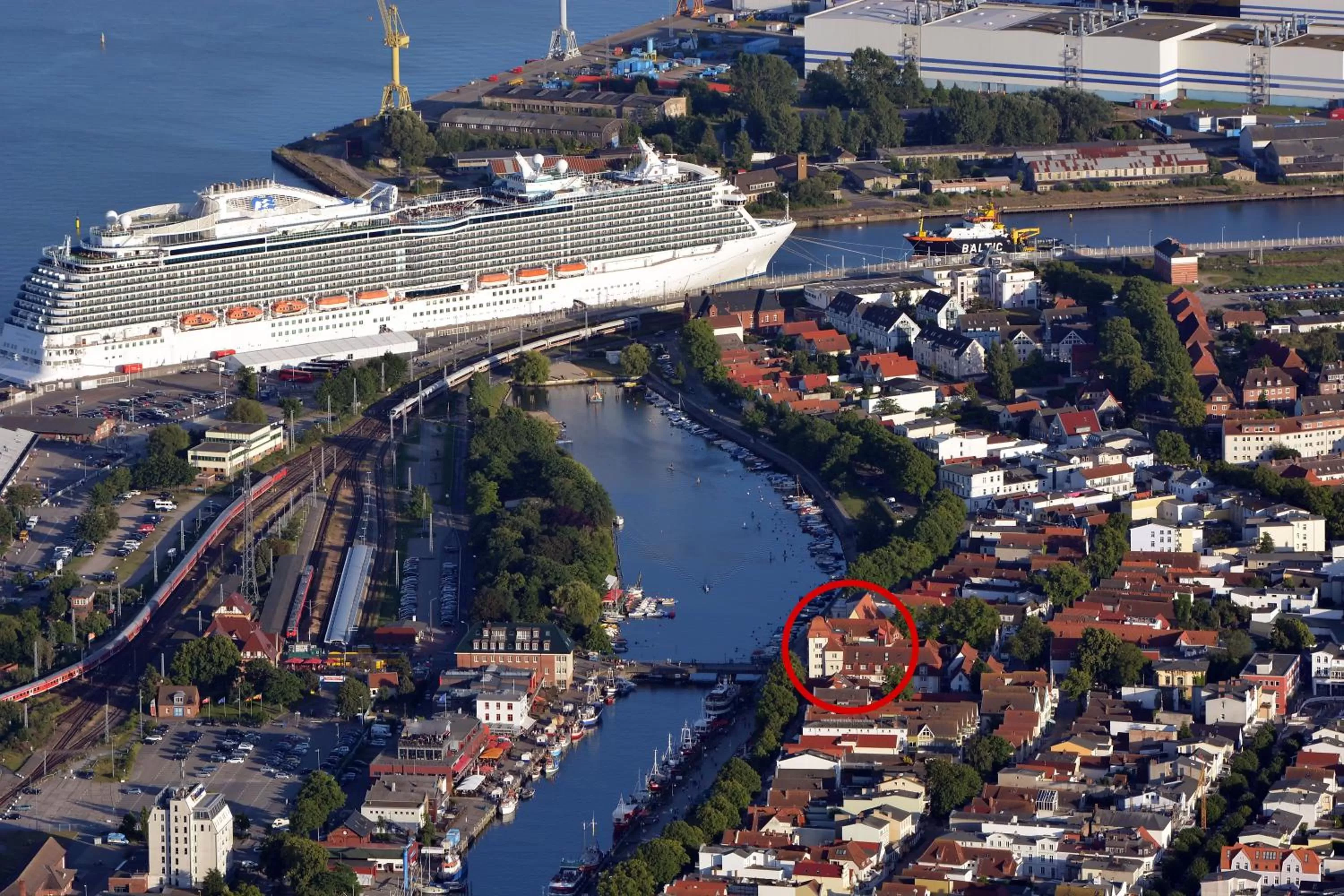 Bird's eye view in Hotel Am Alten Strom